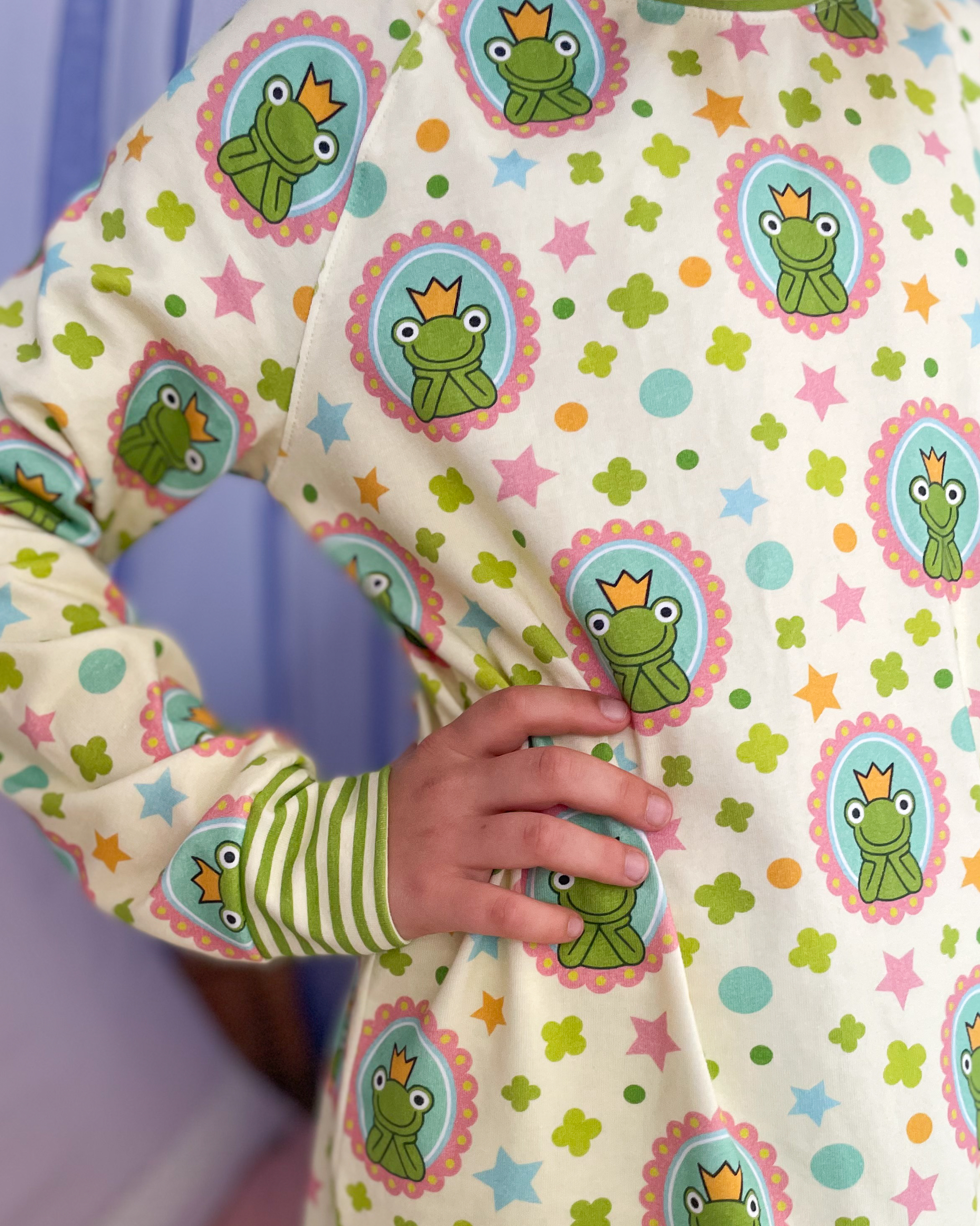 Organic fabric - Kissmi colorful