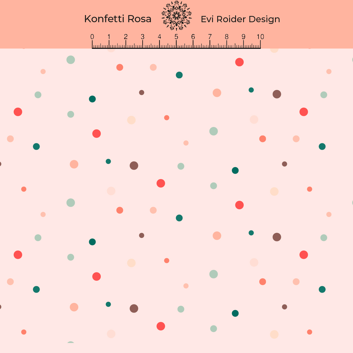 Bio Webware Stoff - Konfetti - EviRoiderDesign, rosa, Sommer, Punkte, 100% Bio-Baumwolle Bio Webware Stoff - Konfetti - EviRoiderDesign, rosa, Sommer, Punkte, 100% Bio-Baumwolle