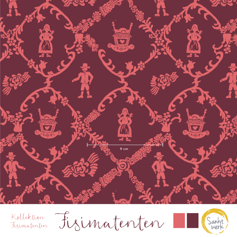 Bio Summersweat Stoff - Fisimatenten - Sanktwerk, rot, Menschen, bordeaux, Breite 150 cm Bio Summersweat Stoff - Fisimatenten - Sanktwerk, rot, Menschen, bordeaux, Breite 150 cm