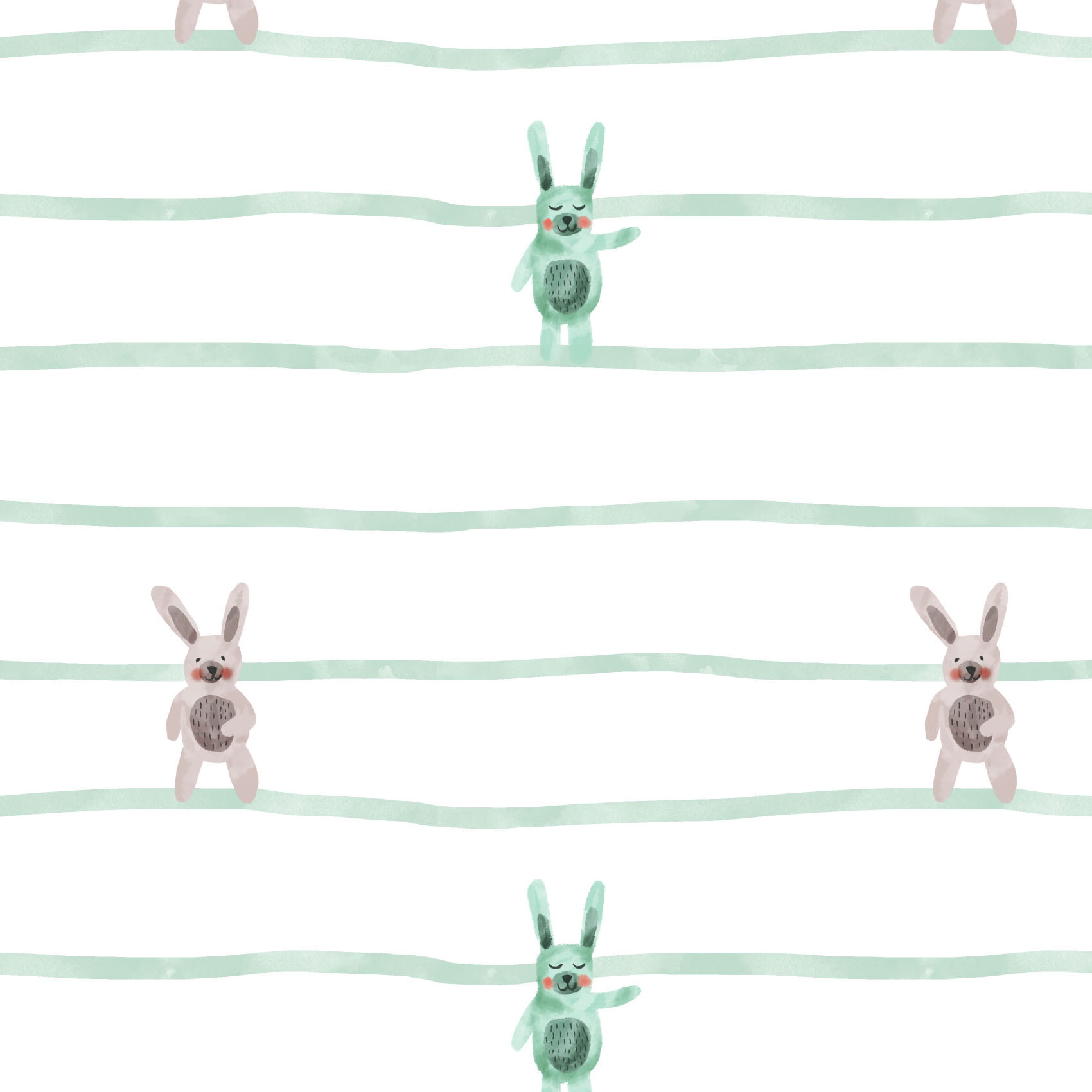 Bunny Love Stripe, Webware
