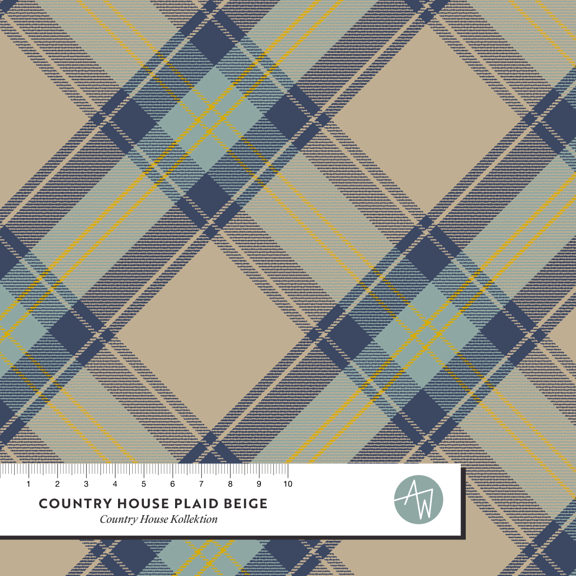 Bio Webware Stoff - Country House Plaid Beige - AlexandraWeise, beige, kariert, 100% Bio-Baumwolle Bio Webware Stoff - Country House Plaid Beige - AlexandraWeise, beige, kariert, 100% Bio-Baumwolle