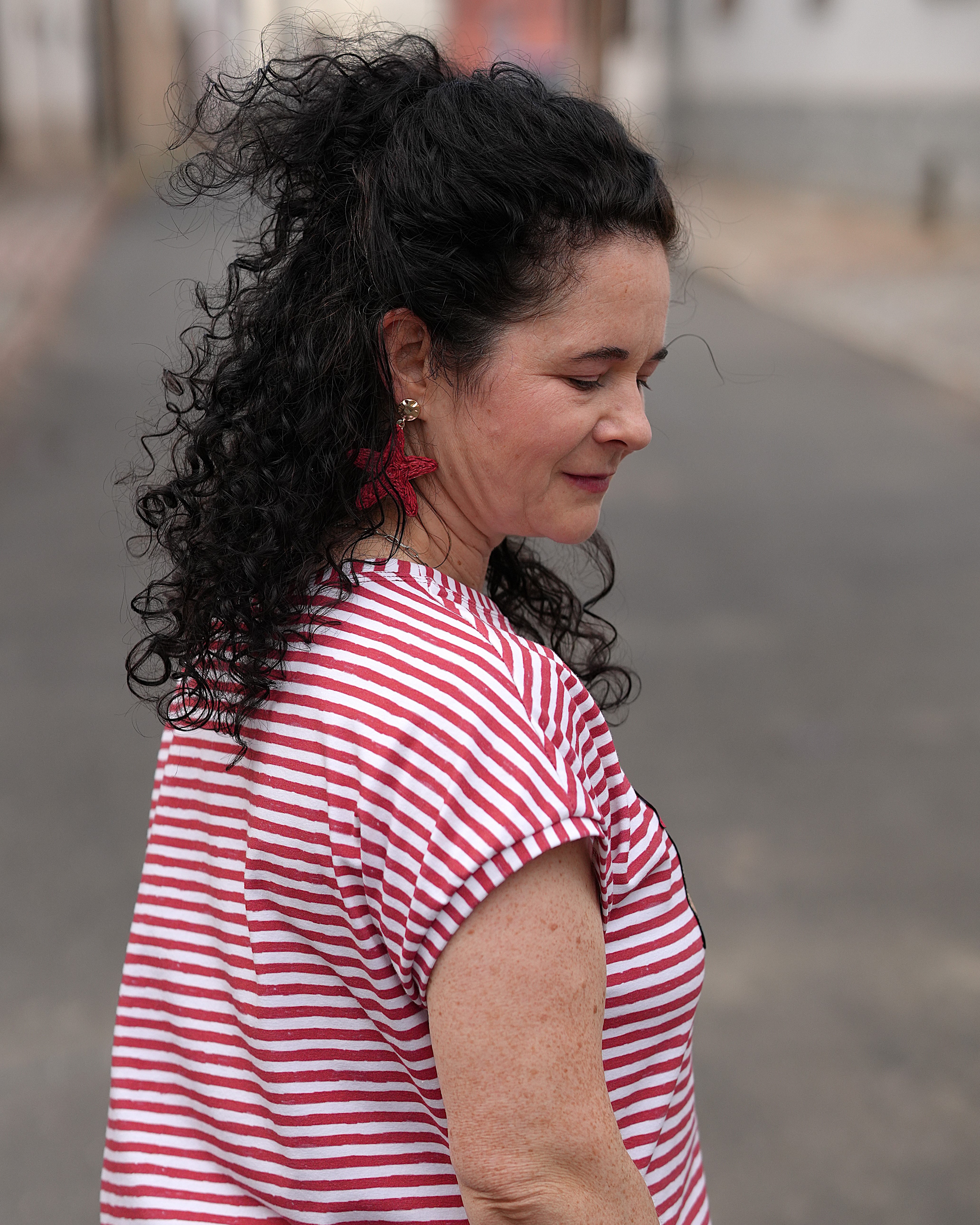 Bio Fabric - Tag am Meer Ringel red