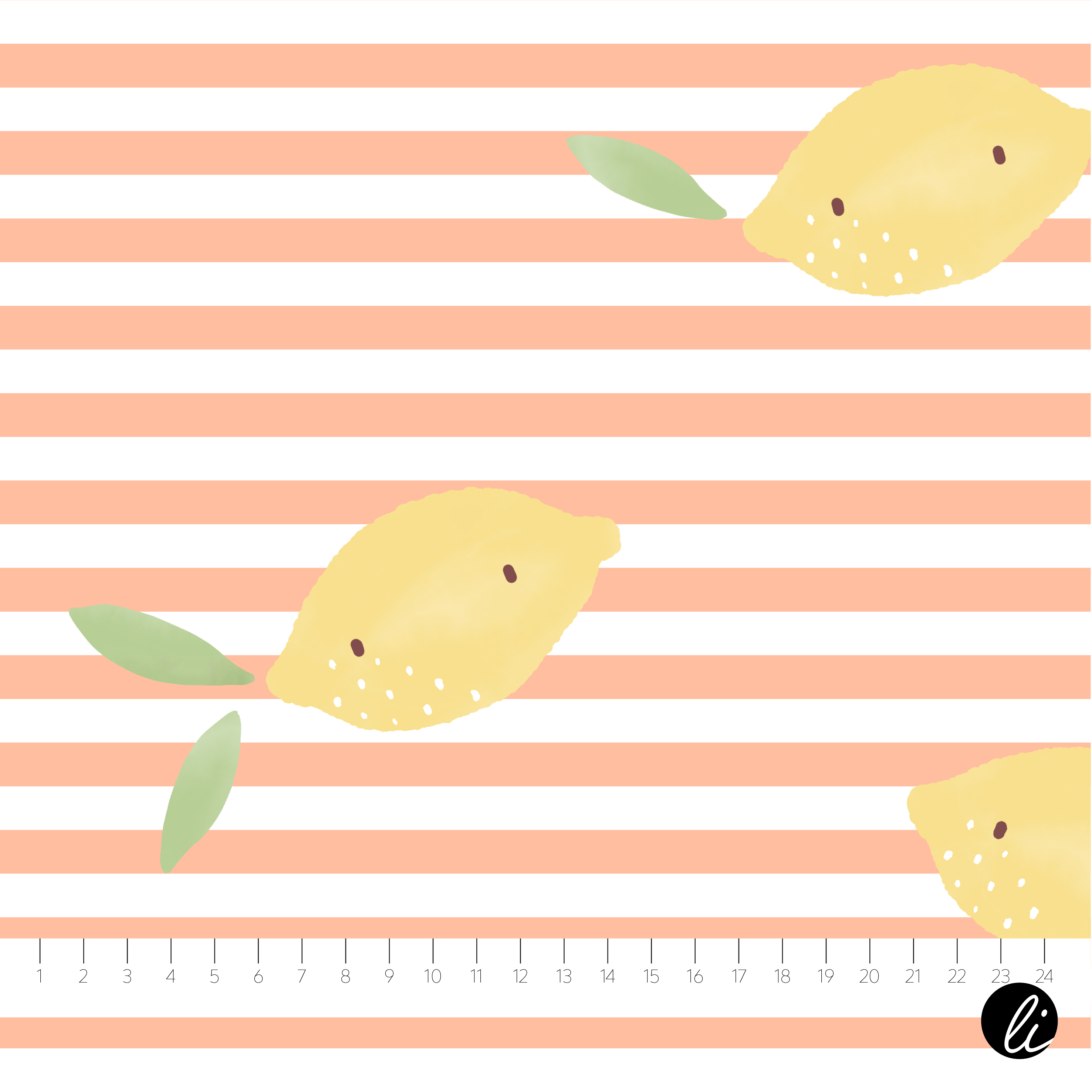 Bio Summersweat Stoff - Zitrone auf Ringel - AndreaLiesert, Sommer, Obst & Gemüse, Streifen, orange, Breite 150 cm Bio Summersweat Stoff - Zitrone auf Ringel - AndreaLiesert, Sommer, Obst & Gemüse, Streifen, orange, Breite 150 cm