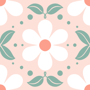 Bio Stoff - Summ And Hops Daisies Pink von Sanne Paul in rosa Bio Stoff - Summ And Hops Daisies Pink von Sanne Paul in rosa