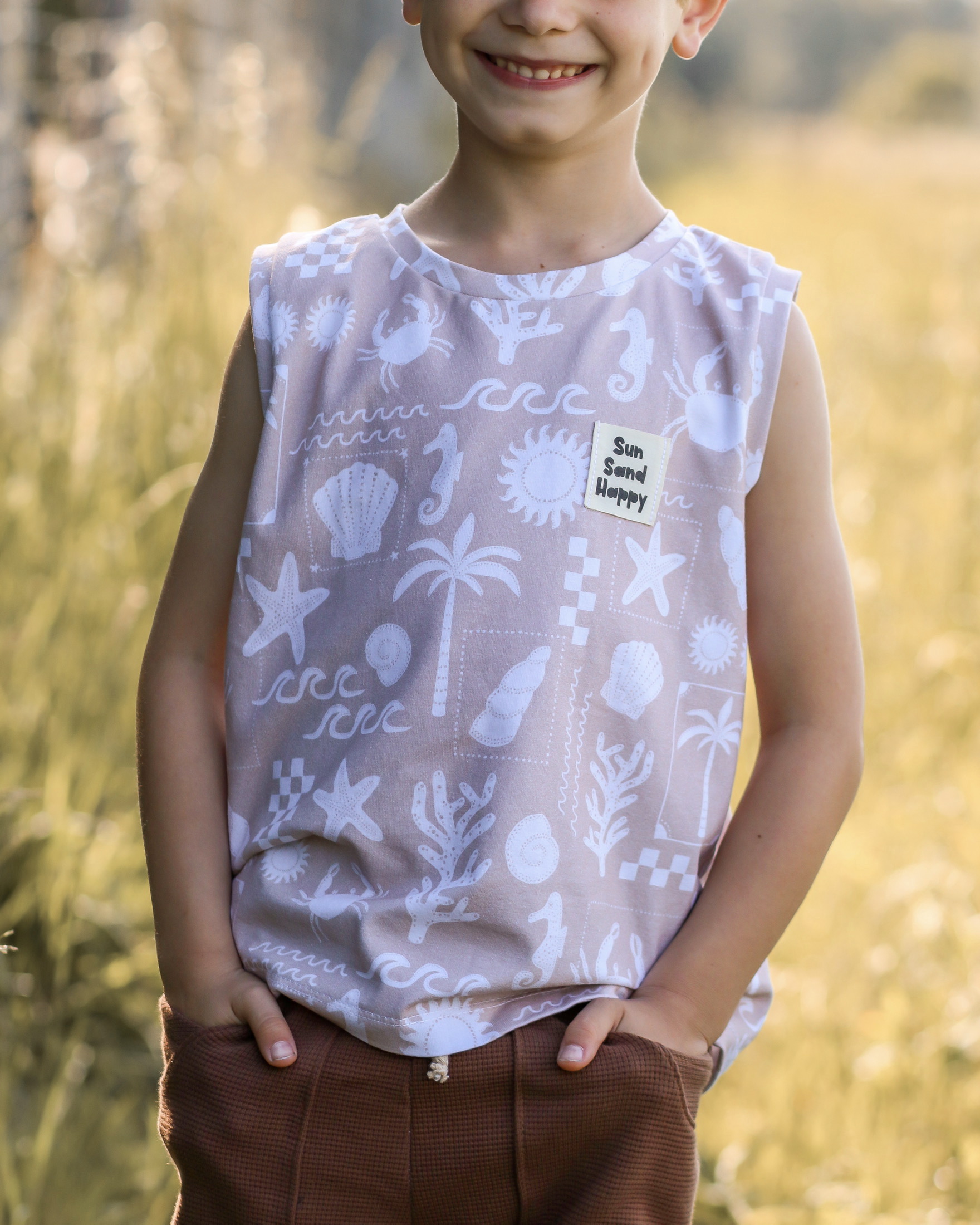 Organic fabric - Strand und Sand