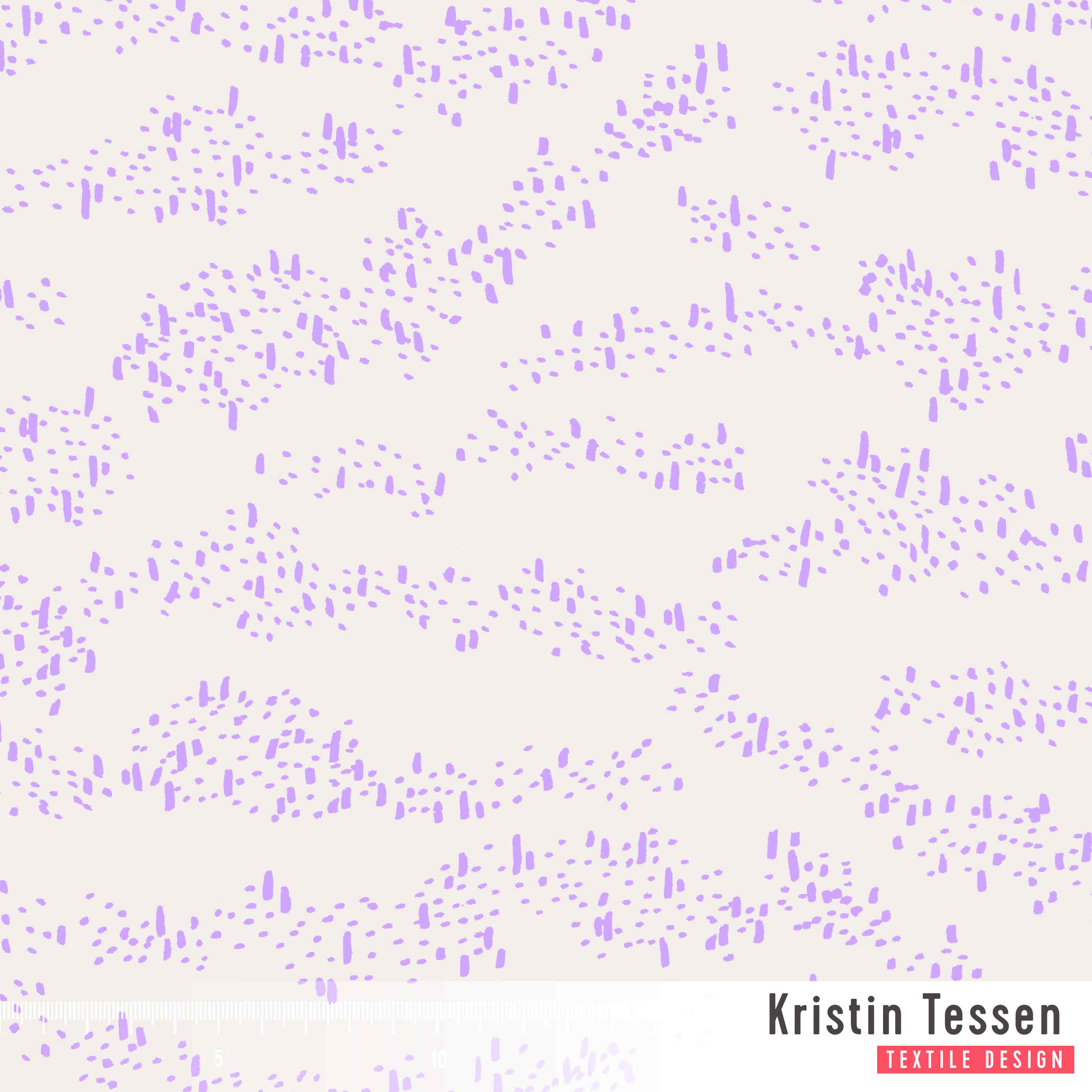 Bio Stoff - Schneegestöber creme, frostyflieder