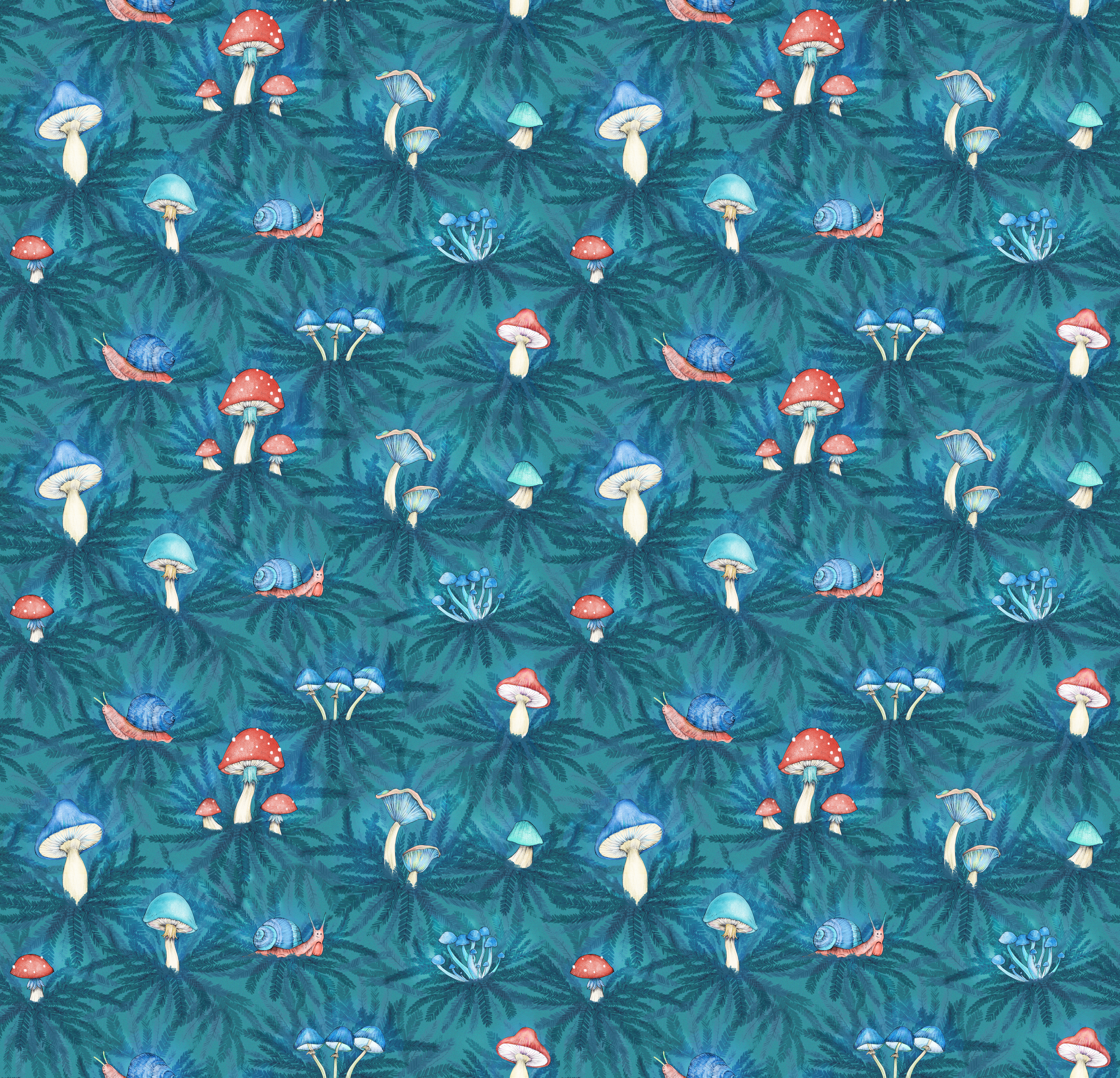 Waldpilzschnecken Blau Waldpilzschnecken Blau