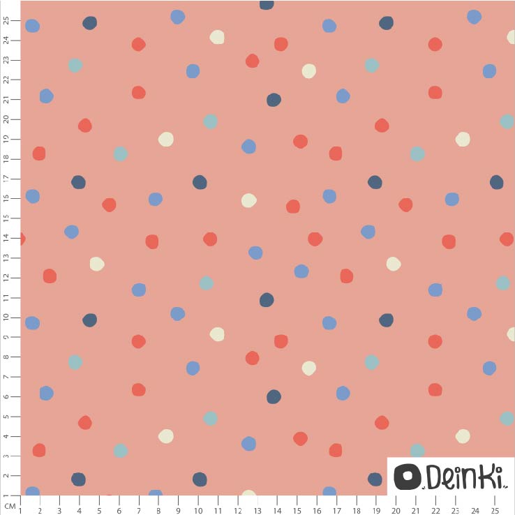 Crazy Polka Dots Rosa Bunt