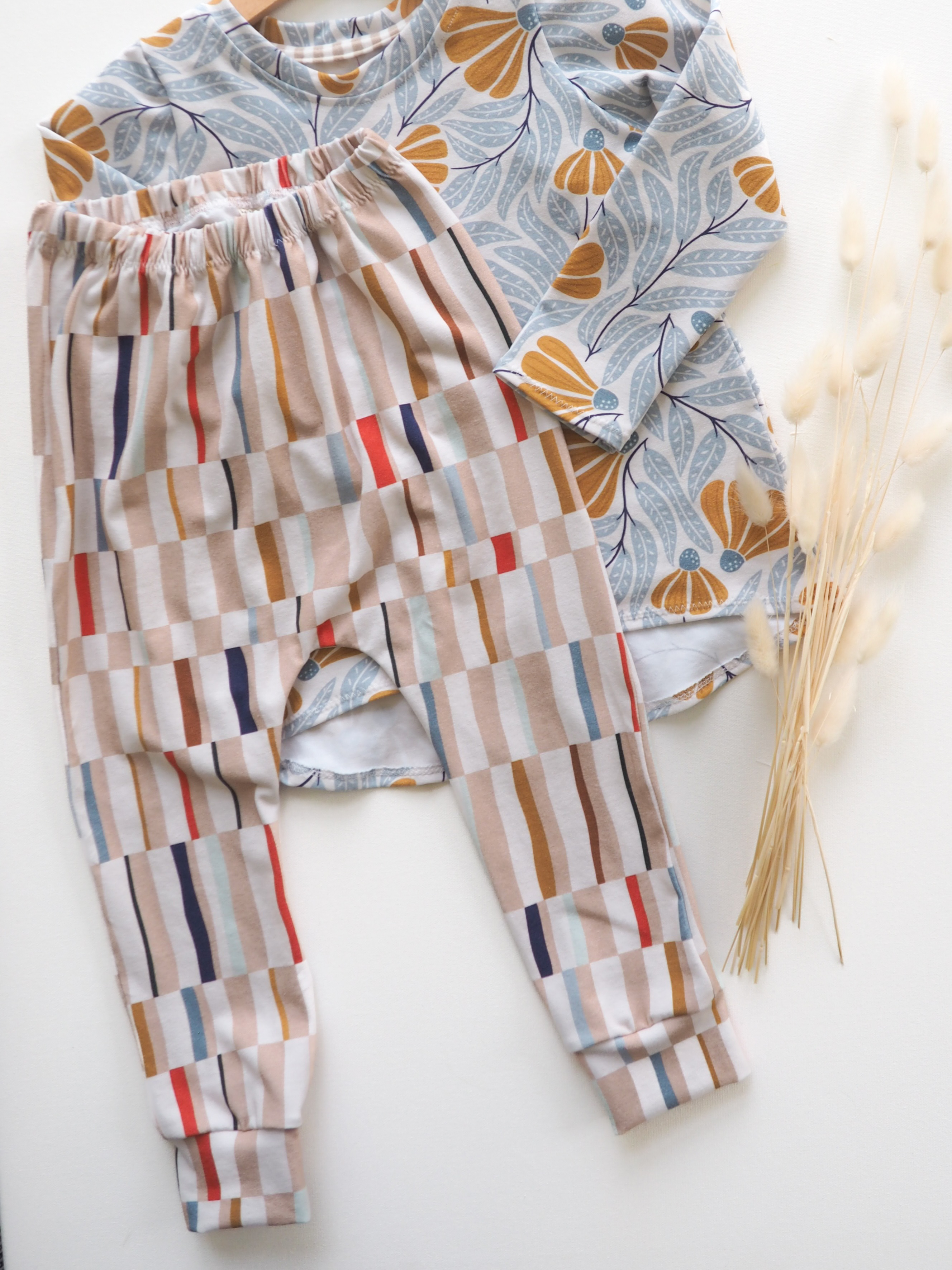 Bio Stoff  - Küstenatelier Streifen beige