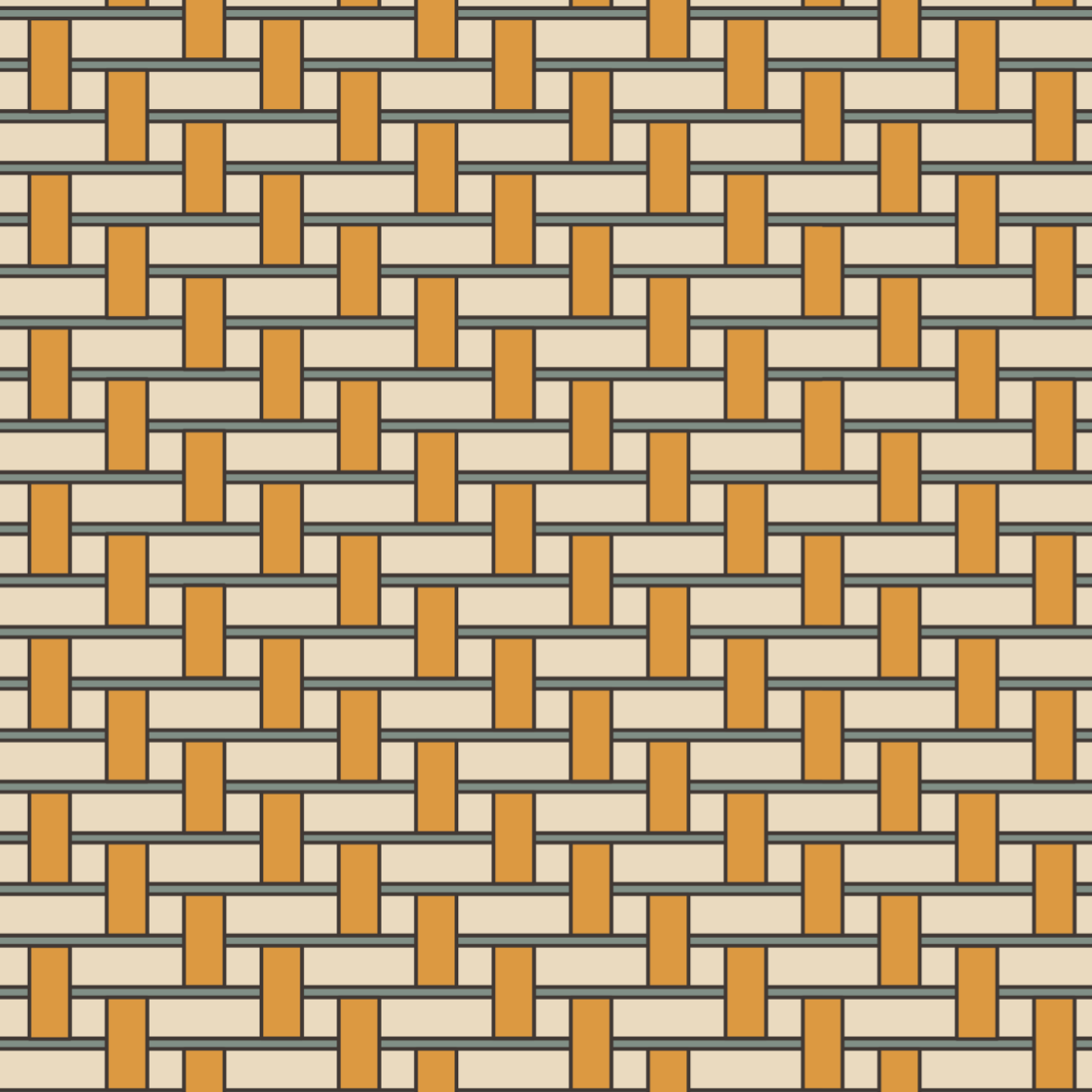 Organic Fabric  - Paisley Garden Woven Block yellow