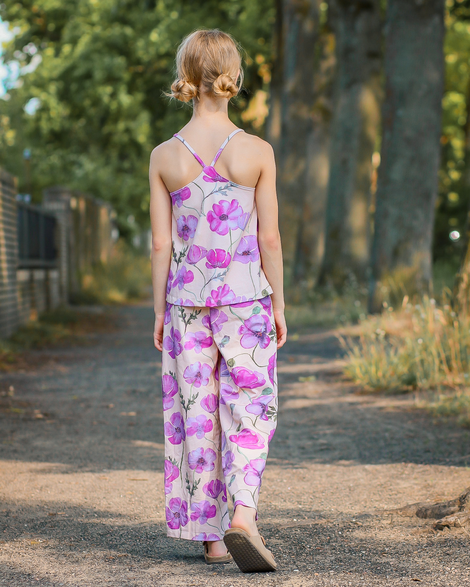 Organic fabric -  Mohna pink