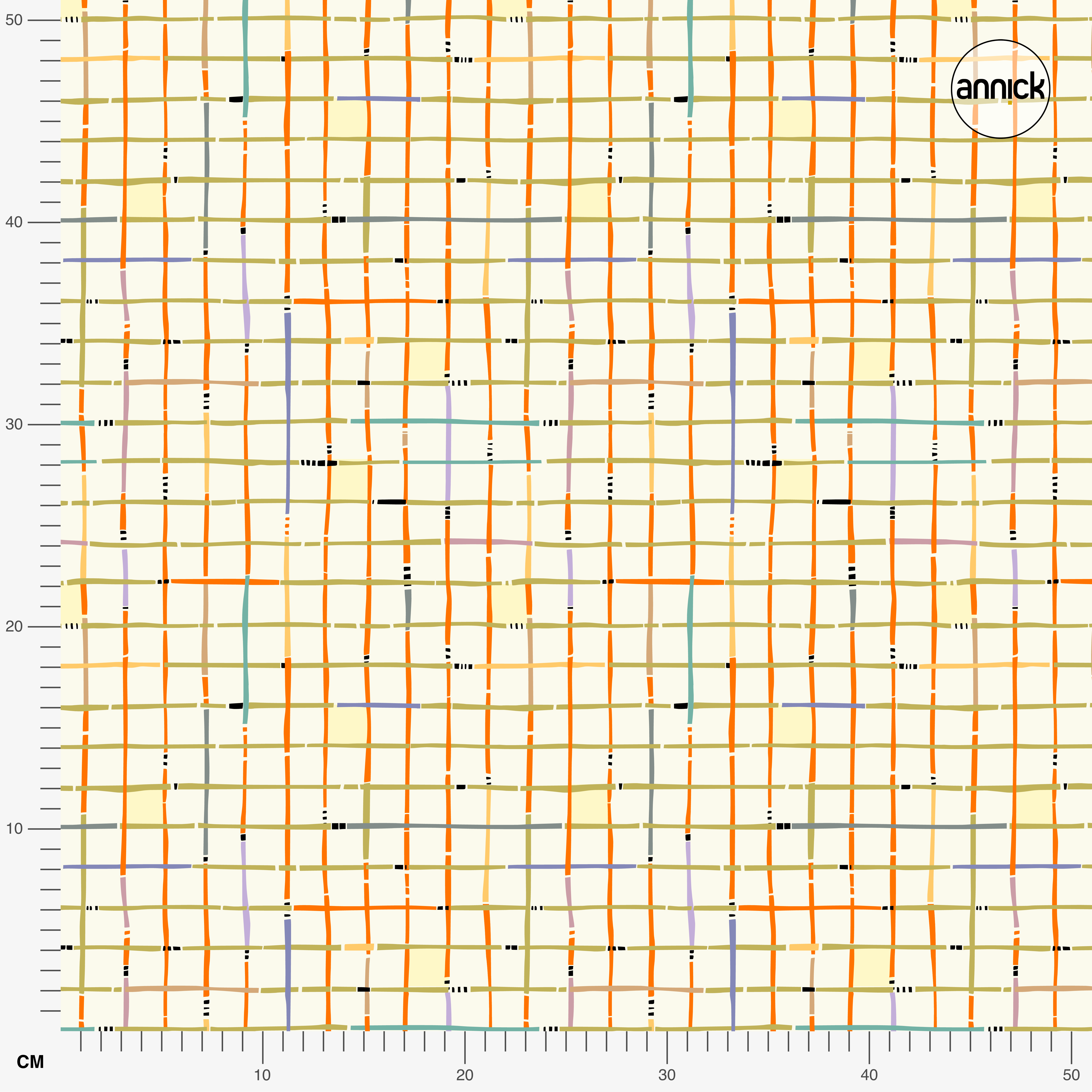 Organic fabric -  Kids Day Math