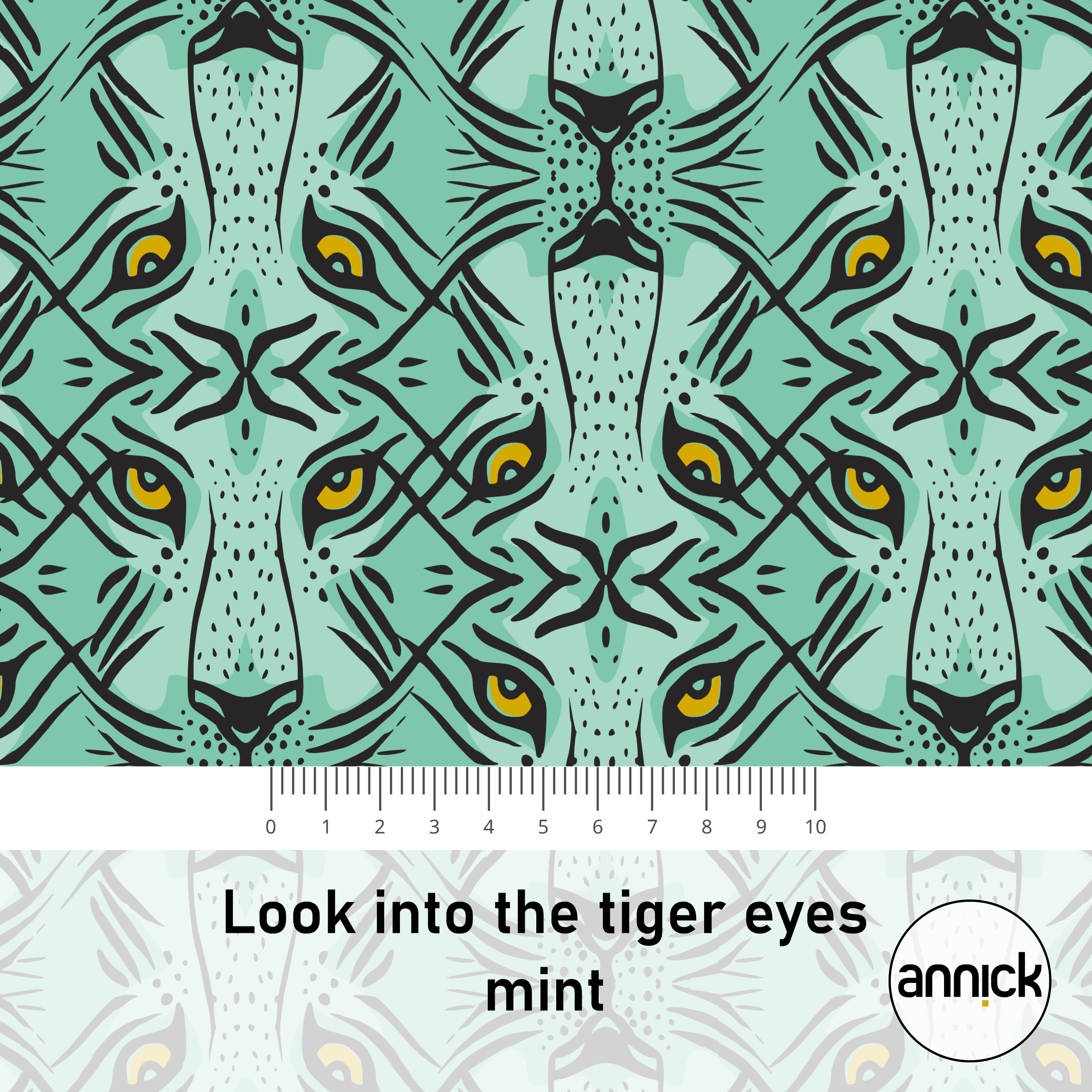 Look into the tiger eyes mint