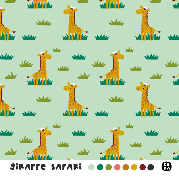 Bio Stoff  -  Giraffe Safari