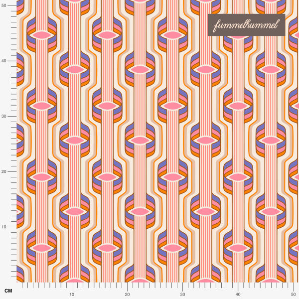 Organic fabric  -  Okka pink