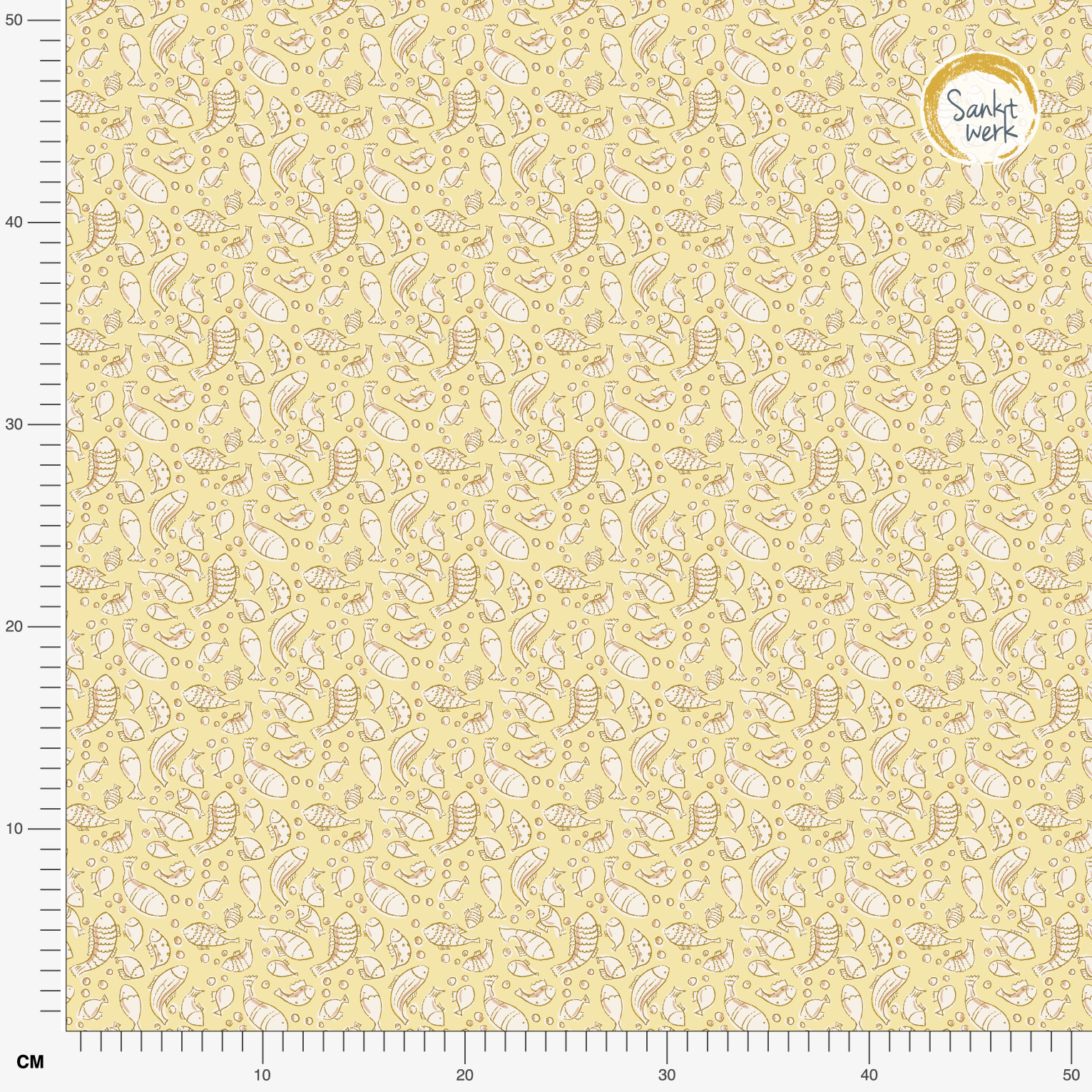 Organic fabric - Blubberbande
