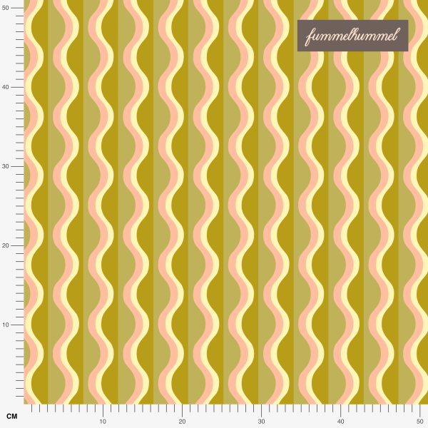 Organic fabric  - Piknik olive 