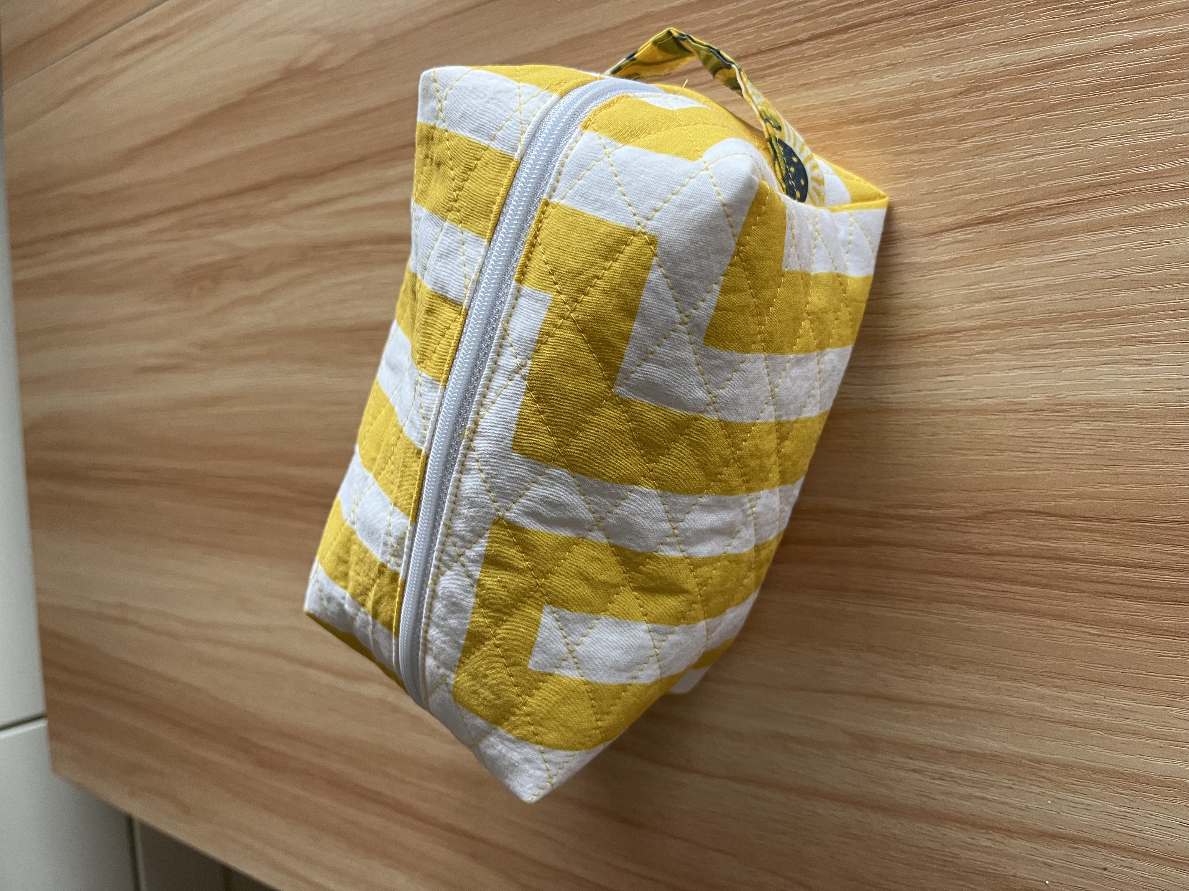 Bio Stoff - Gleichklang Horizontalstreifen gelb