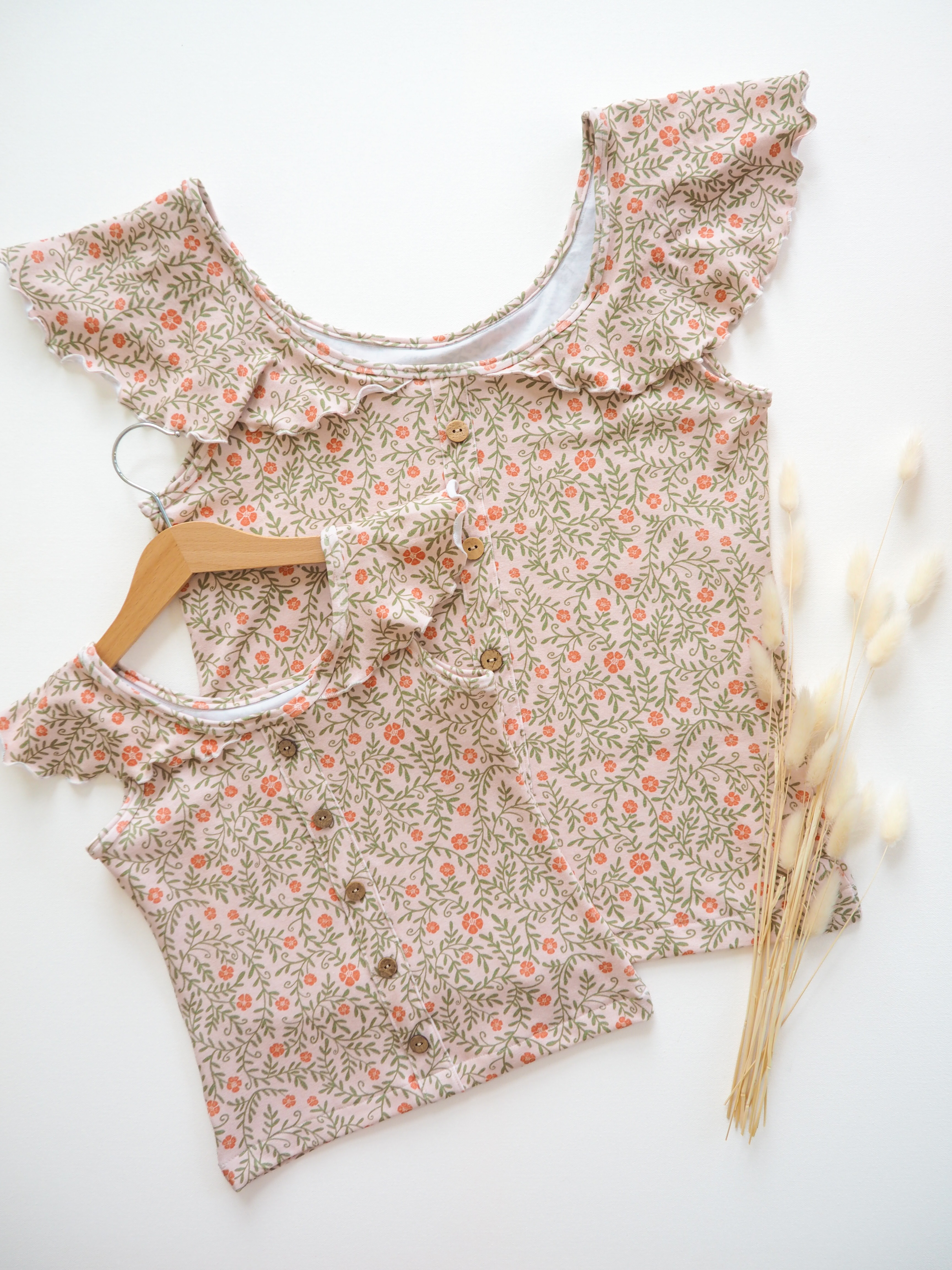 Organic fabric - Fleuron
