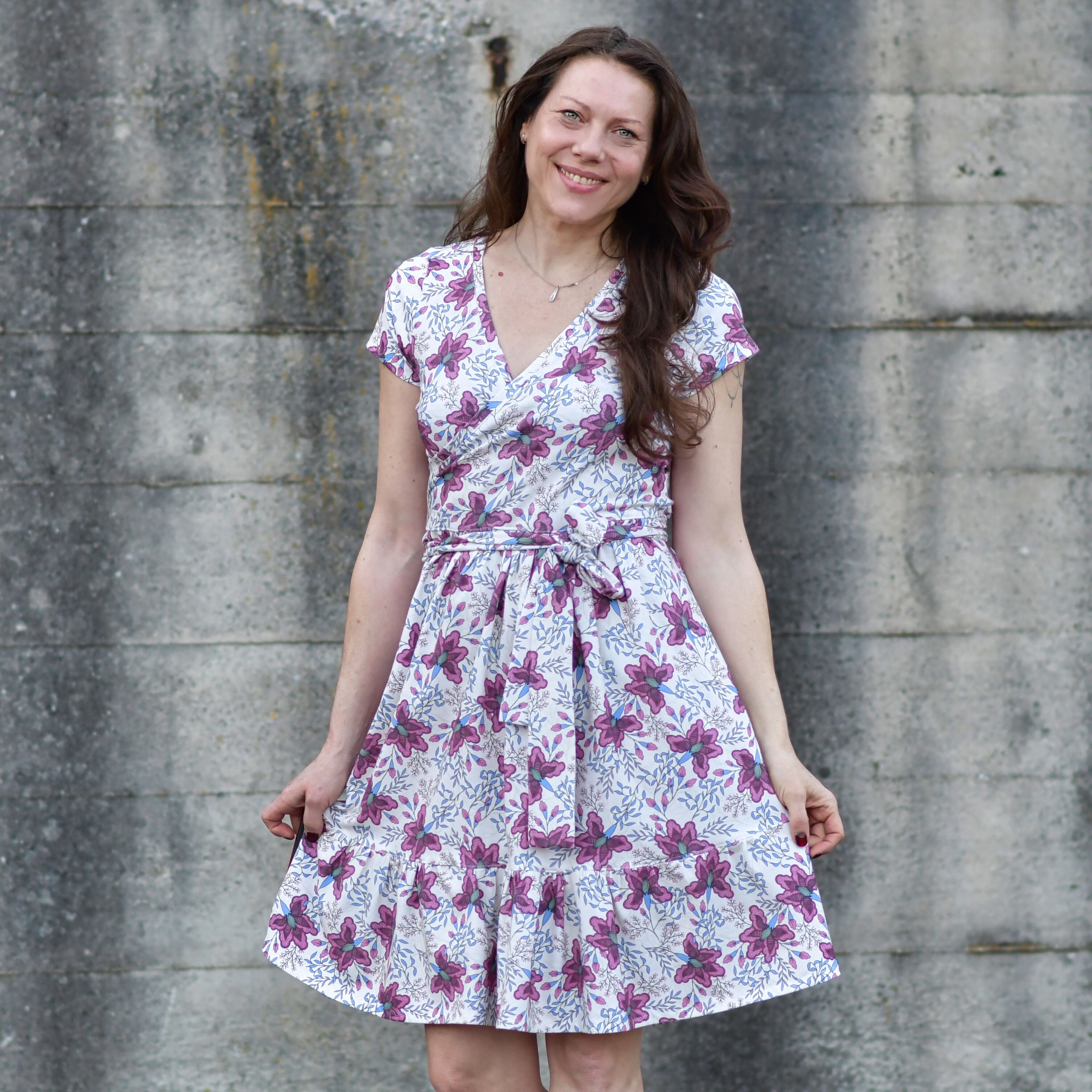 Bio-Stoff - Fantasieblumen