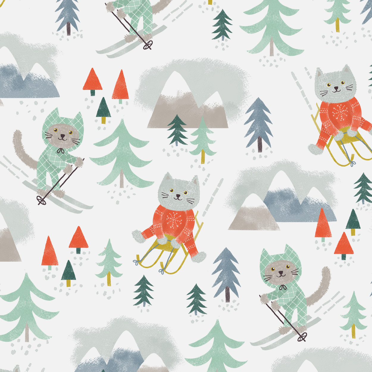 Bio Stoff  -  Snow Cats