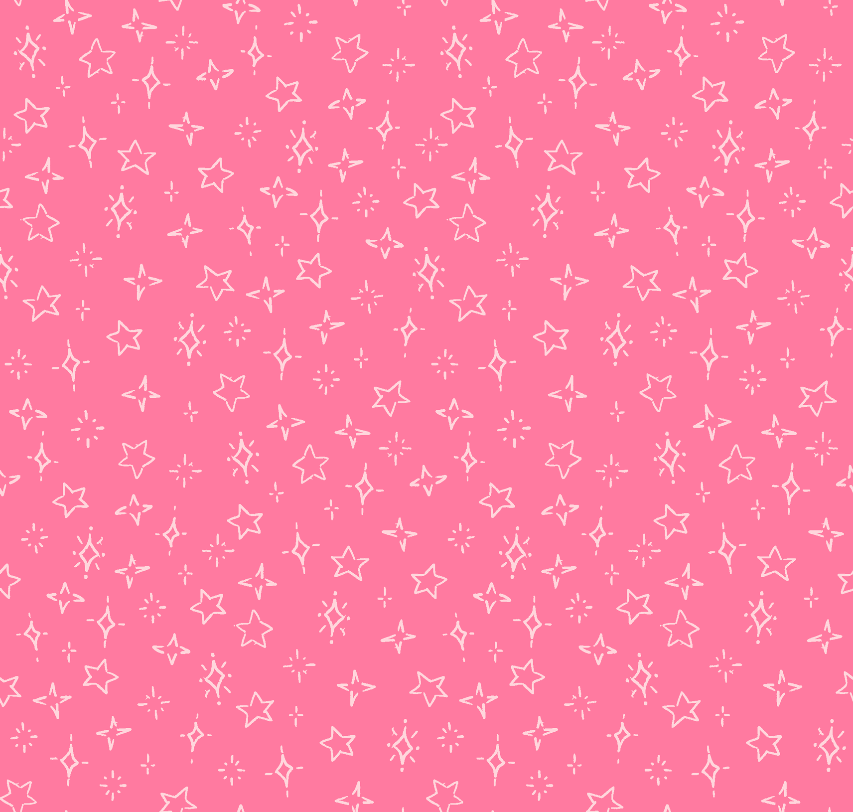 Bio Stoff - Sternenparadies Pink von Sanktwerk in pink