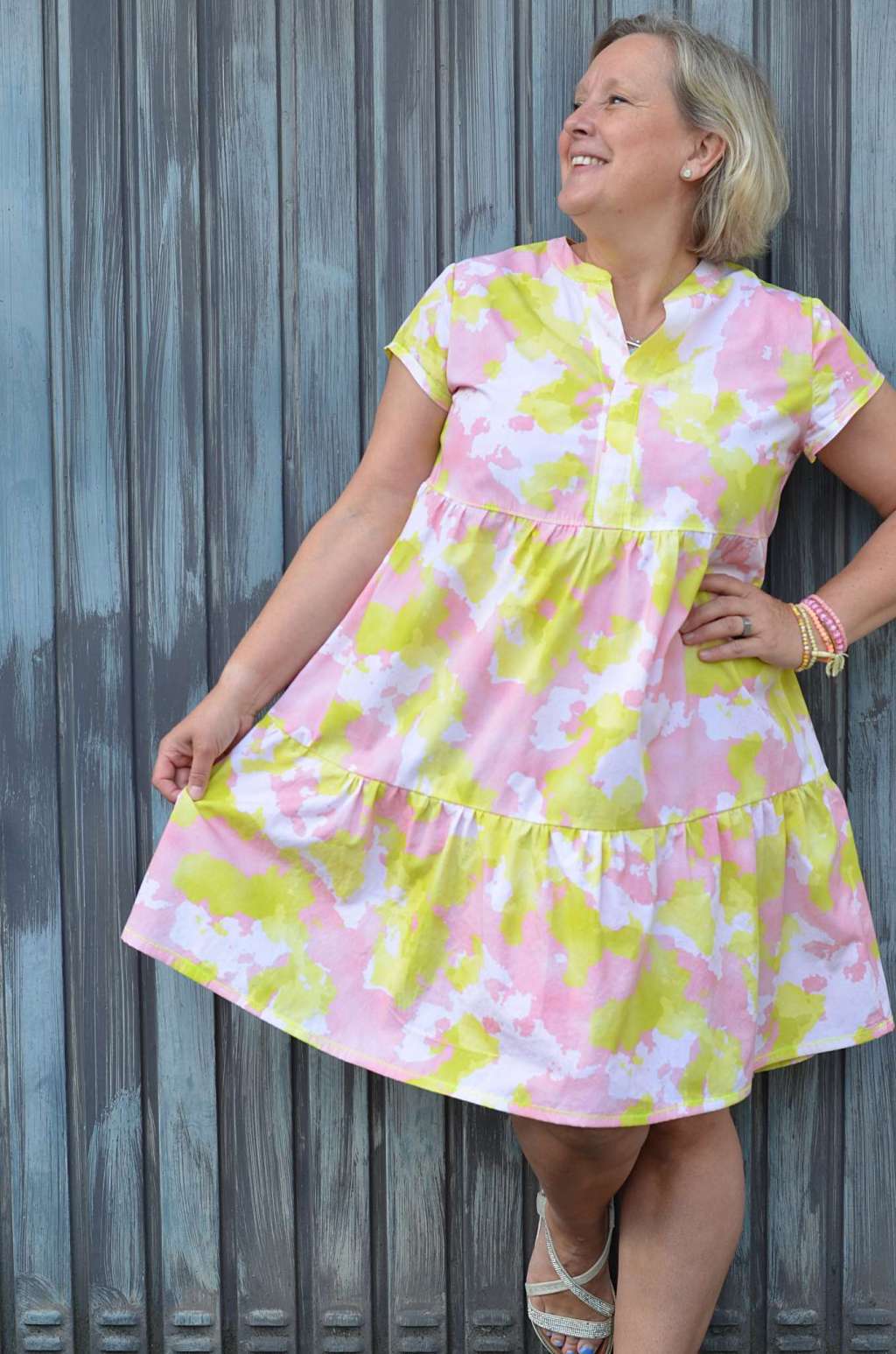 Bio Stoff - Camouflage Pink X L von Kristin Tessen in pink Bio Stoff - Camouflage Pink X L von Kristin Tessen in pink