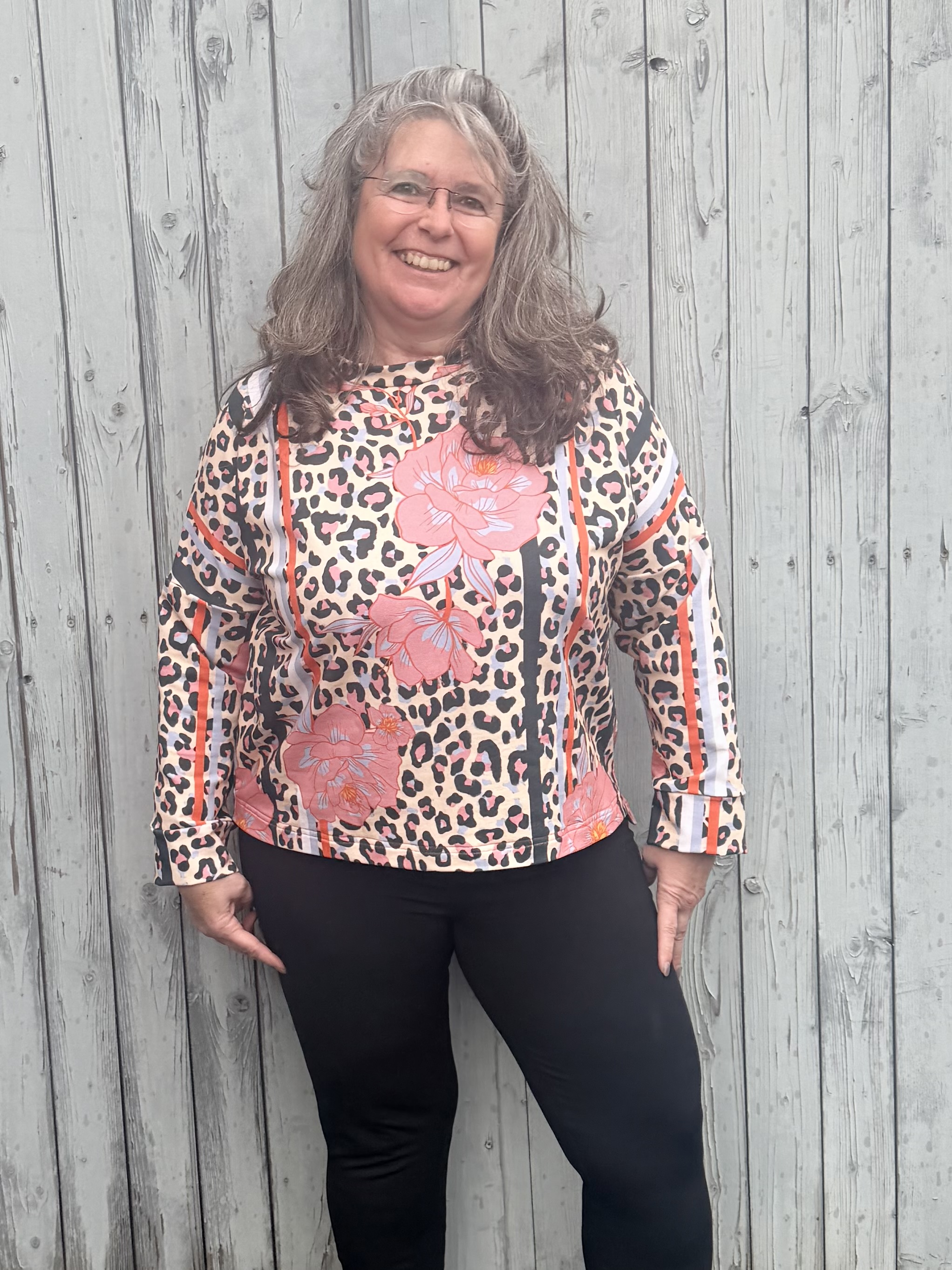 Bio Stoff  -  LeoFlower rosa