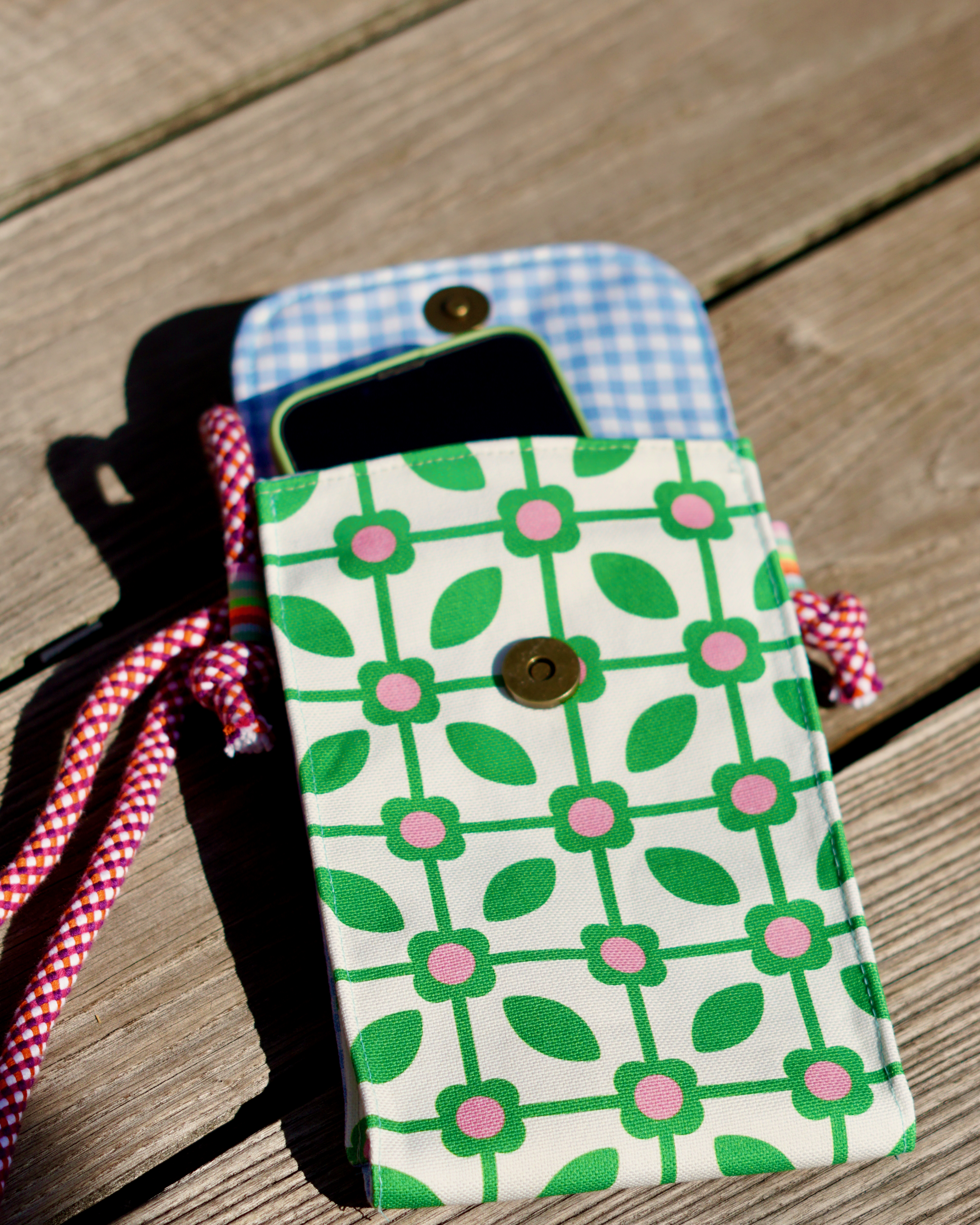 Organic fabric - Karo green
