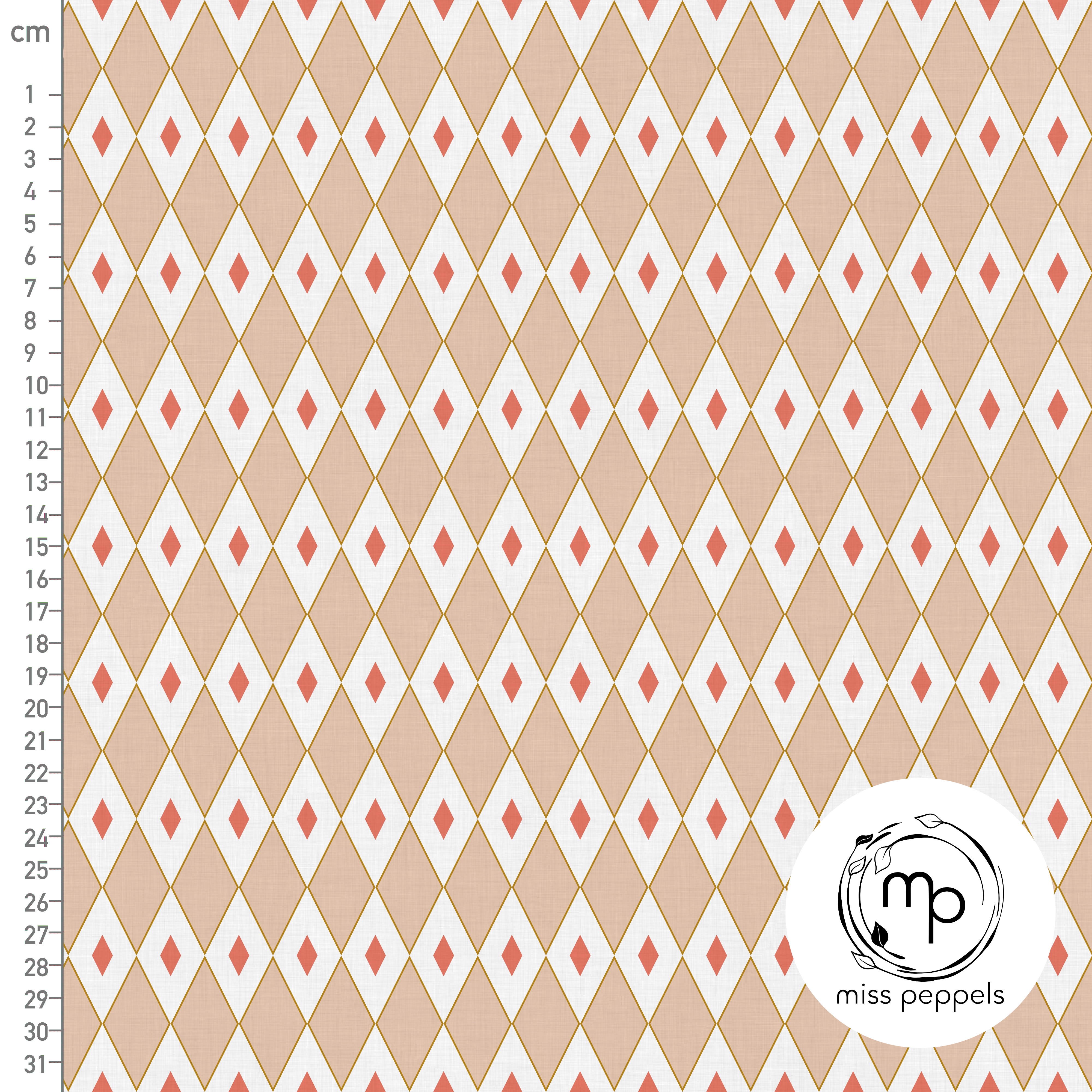 Bio Webware Stoff - Rauten Rosa - misspeppels, rosa, Geometrische Muster, 100% Bio-Baumwolle Bio Webware Stoff - Rauten Rosa - misspeppels, rosa, Geometrische Muster, 100% Bio-Baumwolle