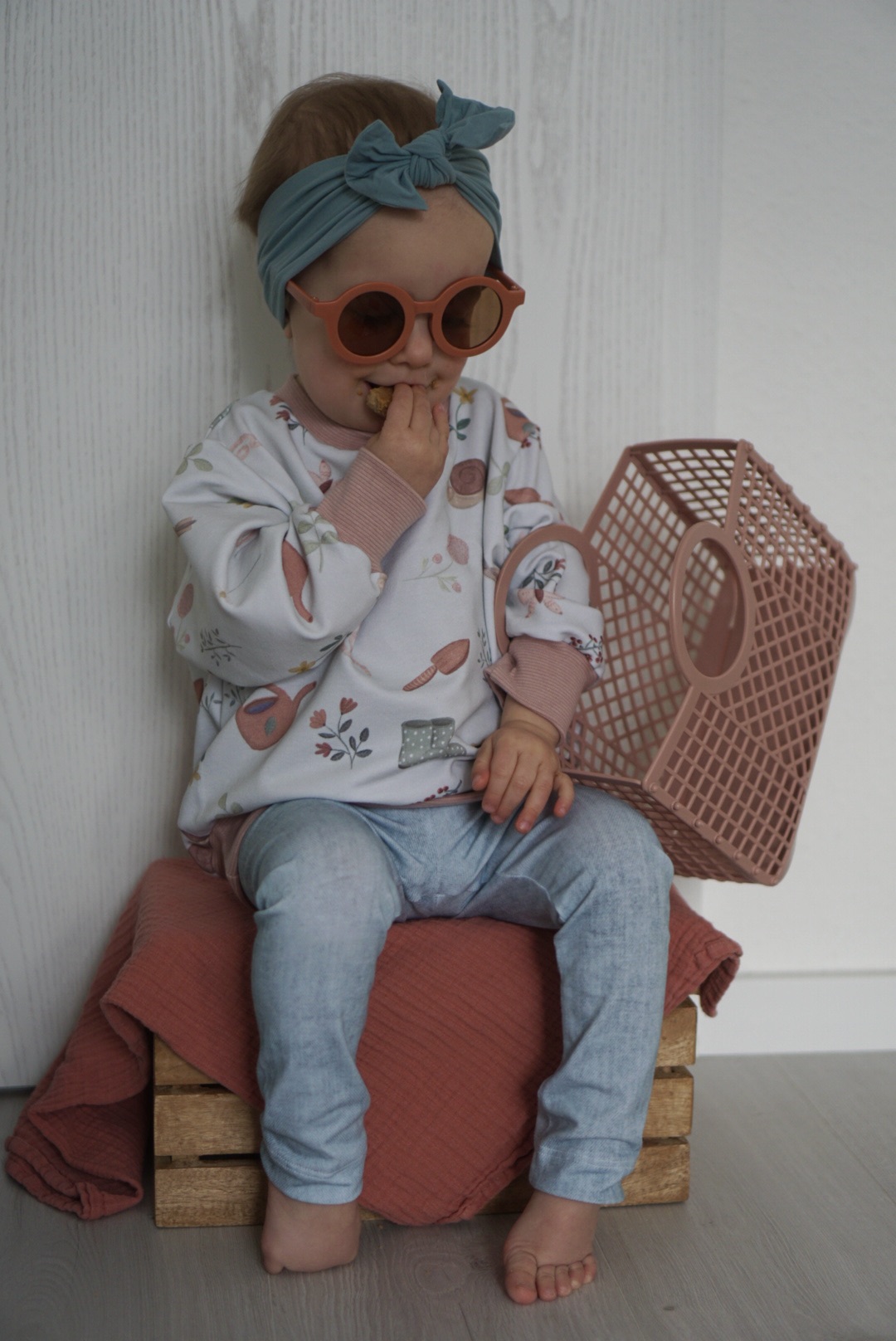 Bio Stoff  - Frühlingsgefühle rosa