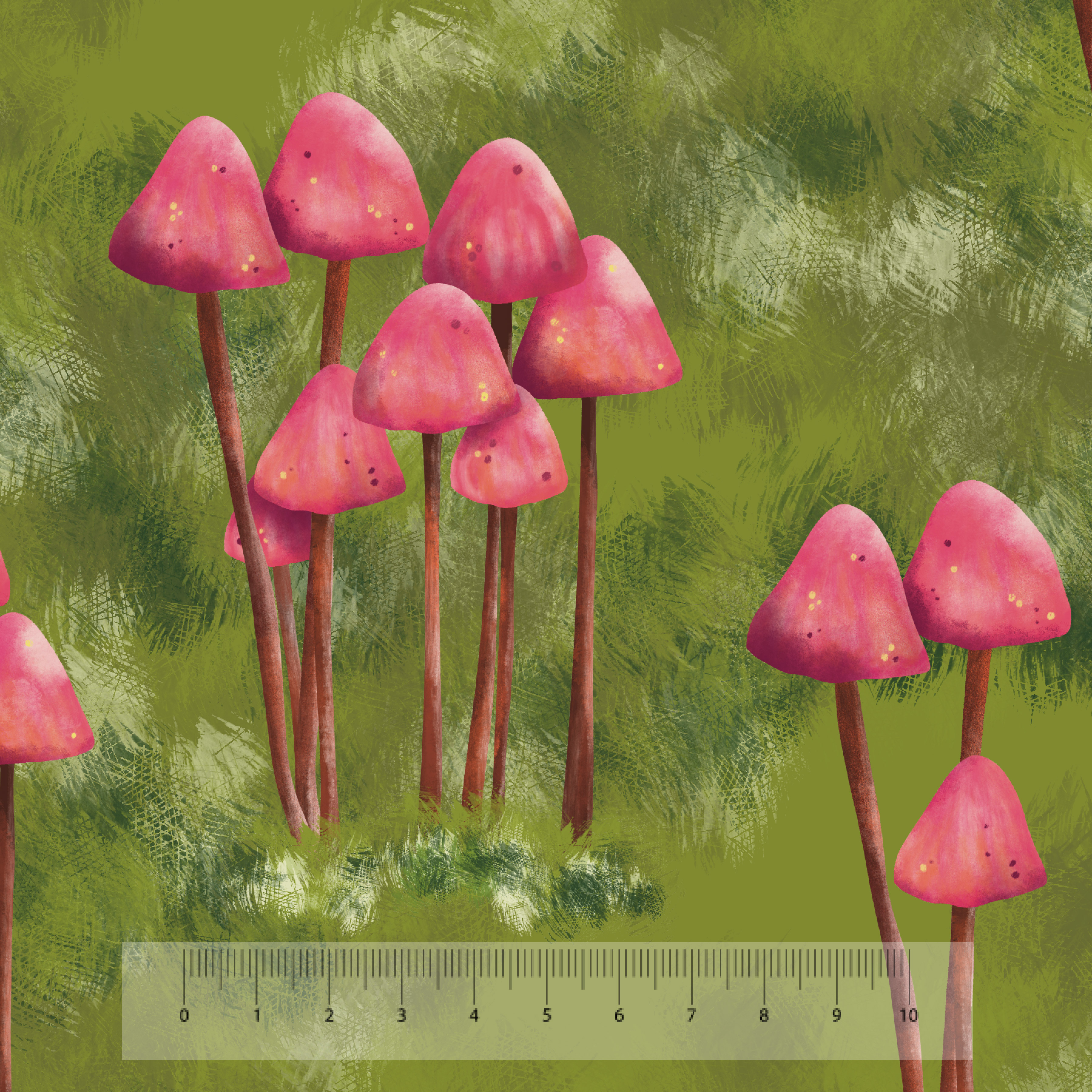 Bio Webware Stoff - Mini Mushrooms - AmesDefinitelyOdd, Natur, Wald, Herbst, grün, 100% Bio-Baumwolle Bio Webware Stoff - Mini Mushrooms - AmesDefinitelyOdd, Natur, Wald, Herbst, grün, 100% Bio-Baumwolle