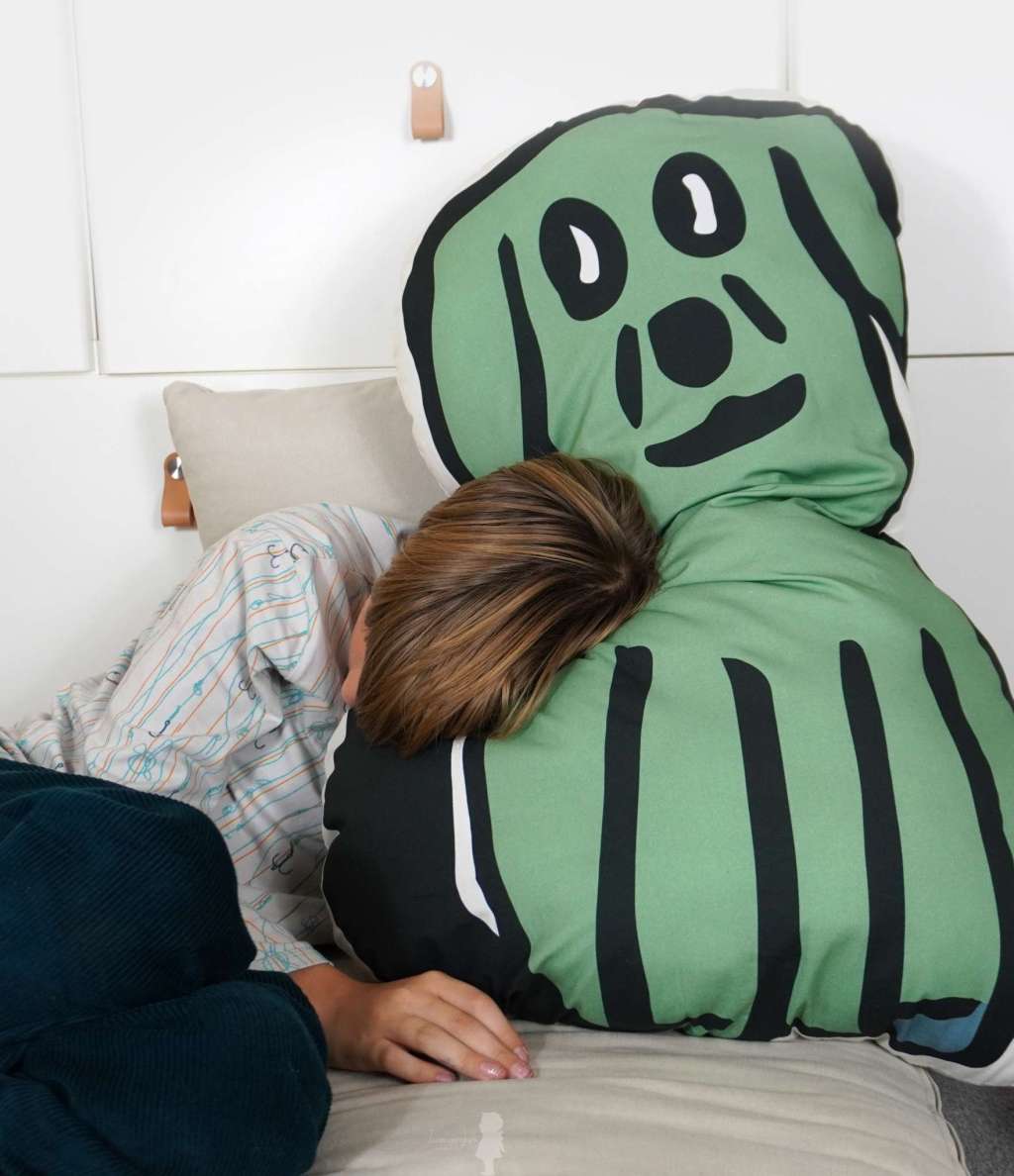 Bio Fabric - Dog Cushion Panel 100cm by Andrea Muehlbauer in green