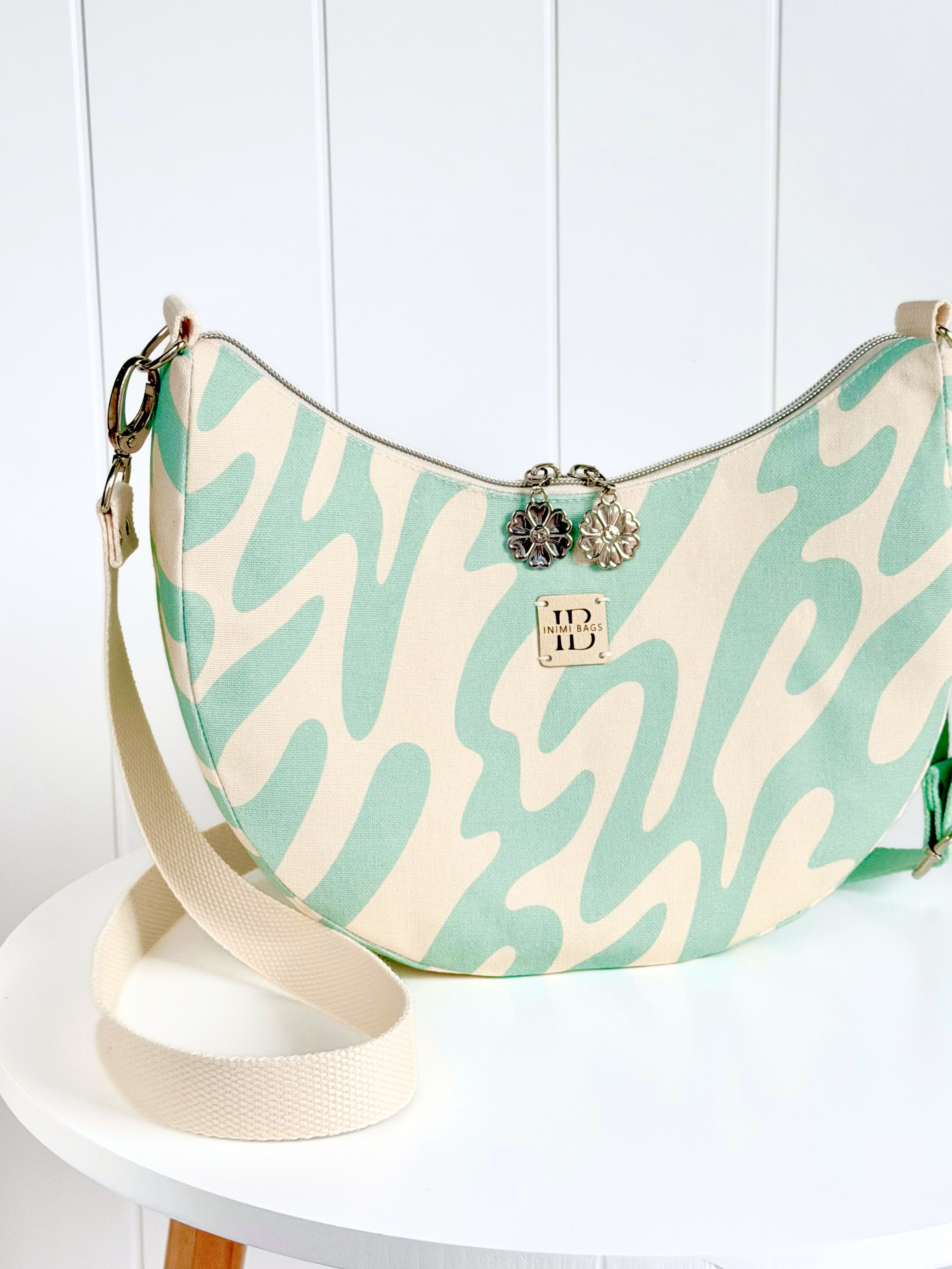 Bio Stoff - Groovy Shapes Retro Swing Big pink, orange