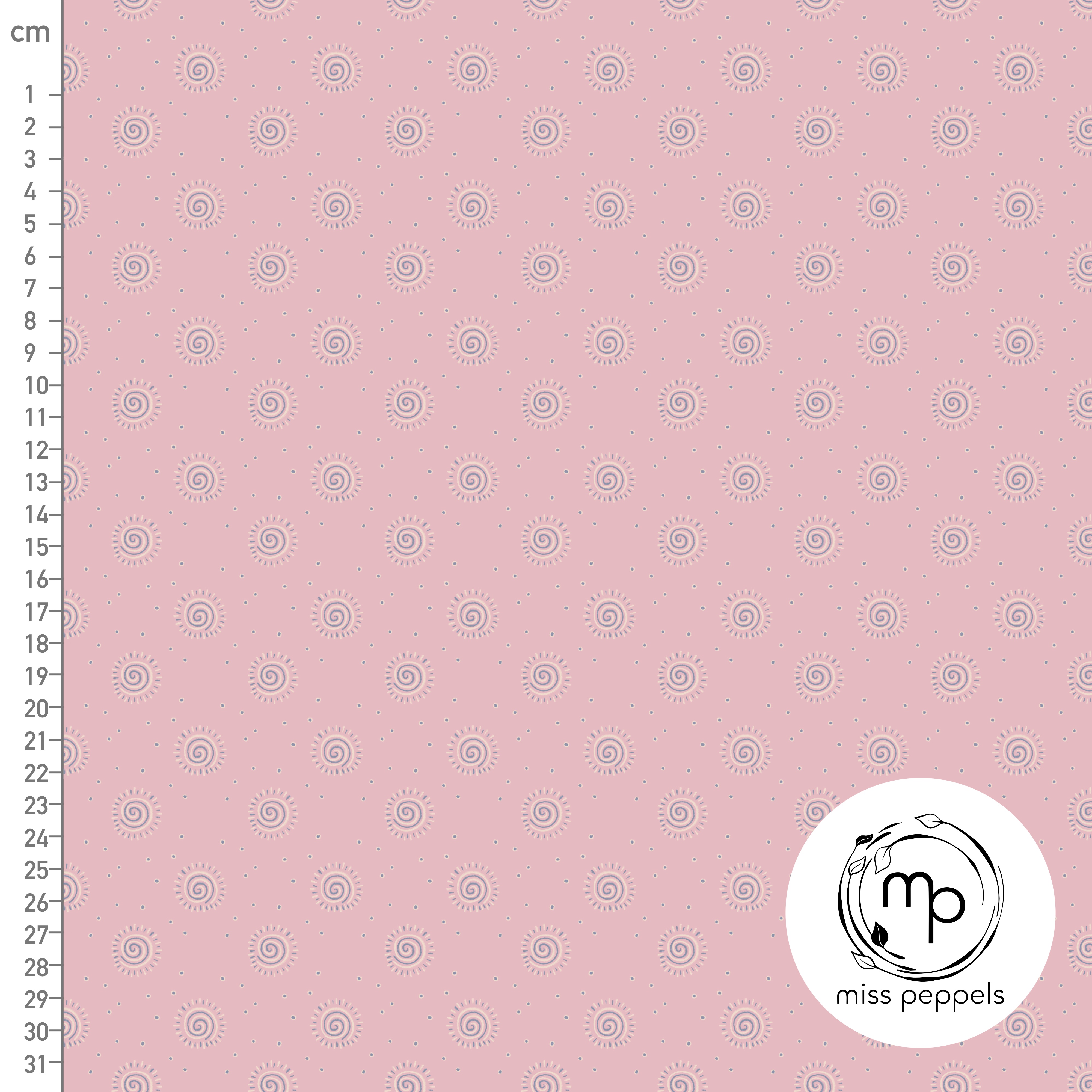 Bio Webware Stoff - Spirale Rosa - misspeppels, Rosa, Geometrische Muster, 100% Bio-Baumwolle Bio Webware Stoff - Spirale Rosa - misspeppels, Rosa, Geometrische Muster, 100% Bio-Baumwolle
