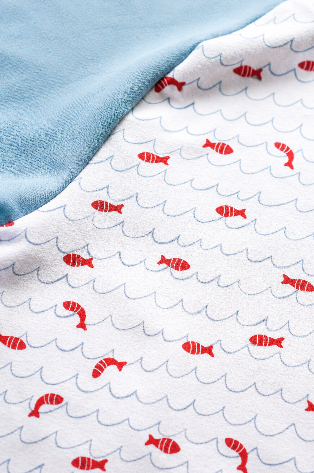 Bio Fabric - Tag am Meer Fische
