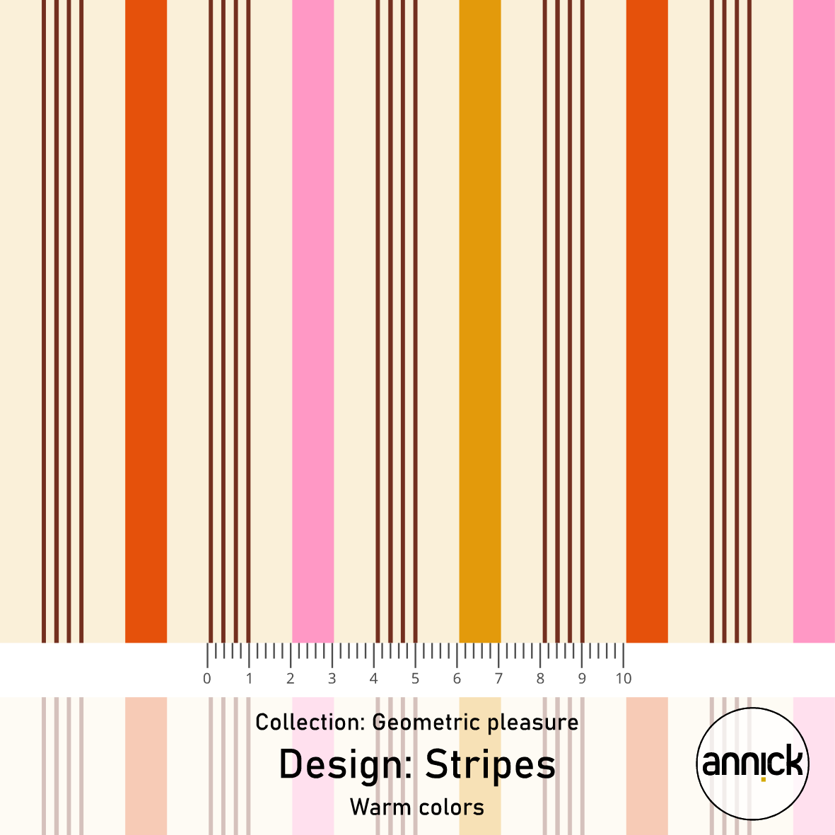 Stripes Warm Color 