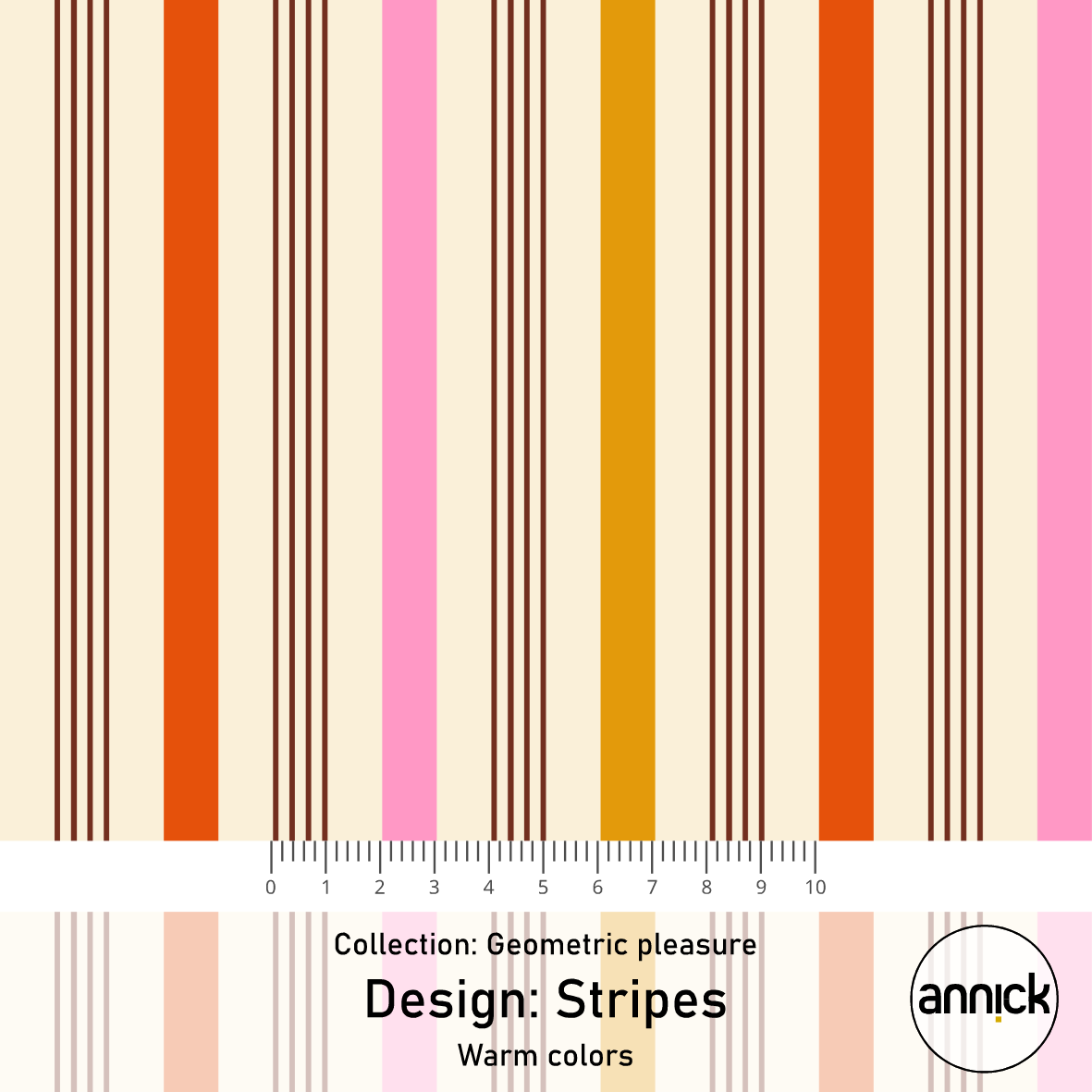 Bio Summersweat Stoff - Stripes Warm Color - Annick, Streifen, braun, rosa, Breite 150 cm Bio Summersweat Stoff - Stripes Warm Color - Annick, Streifen, braun, rosa, Breite 150 cm