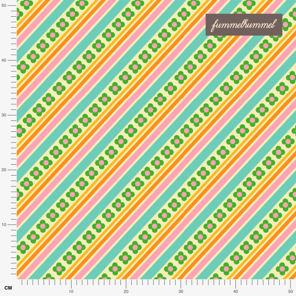 Bio Stoff - Rollo regenbogen