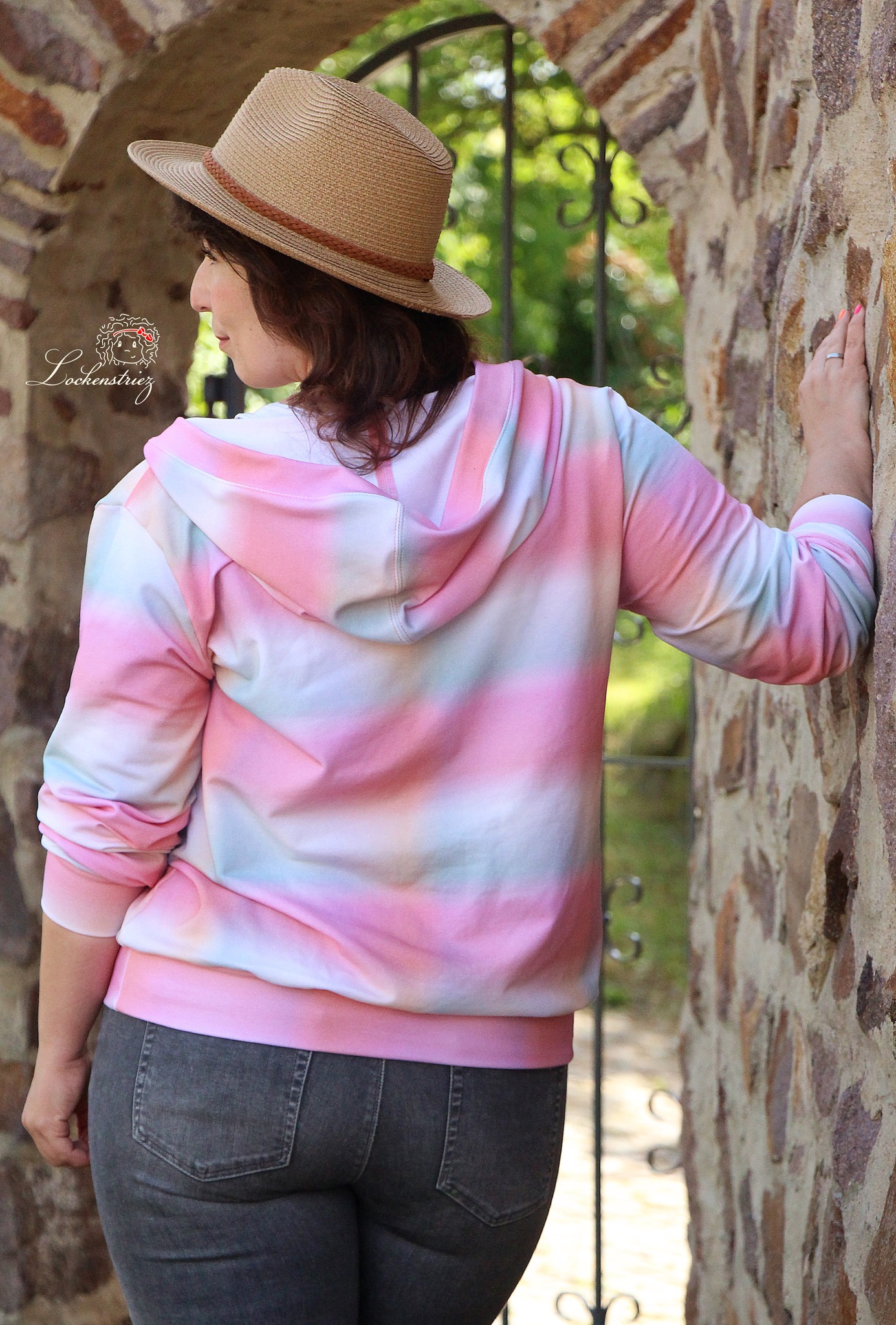 Bio Webware Stoff  -  Blurred Checks  - Annick, bunt, Abstrakt, Kariert, 100% Bio-Baumwolle