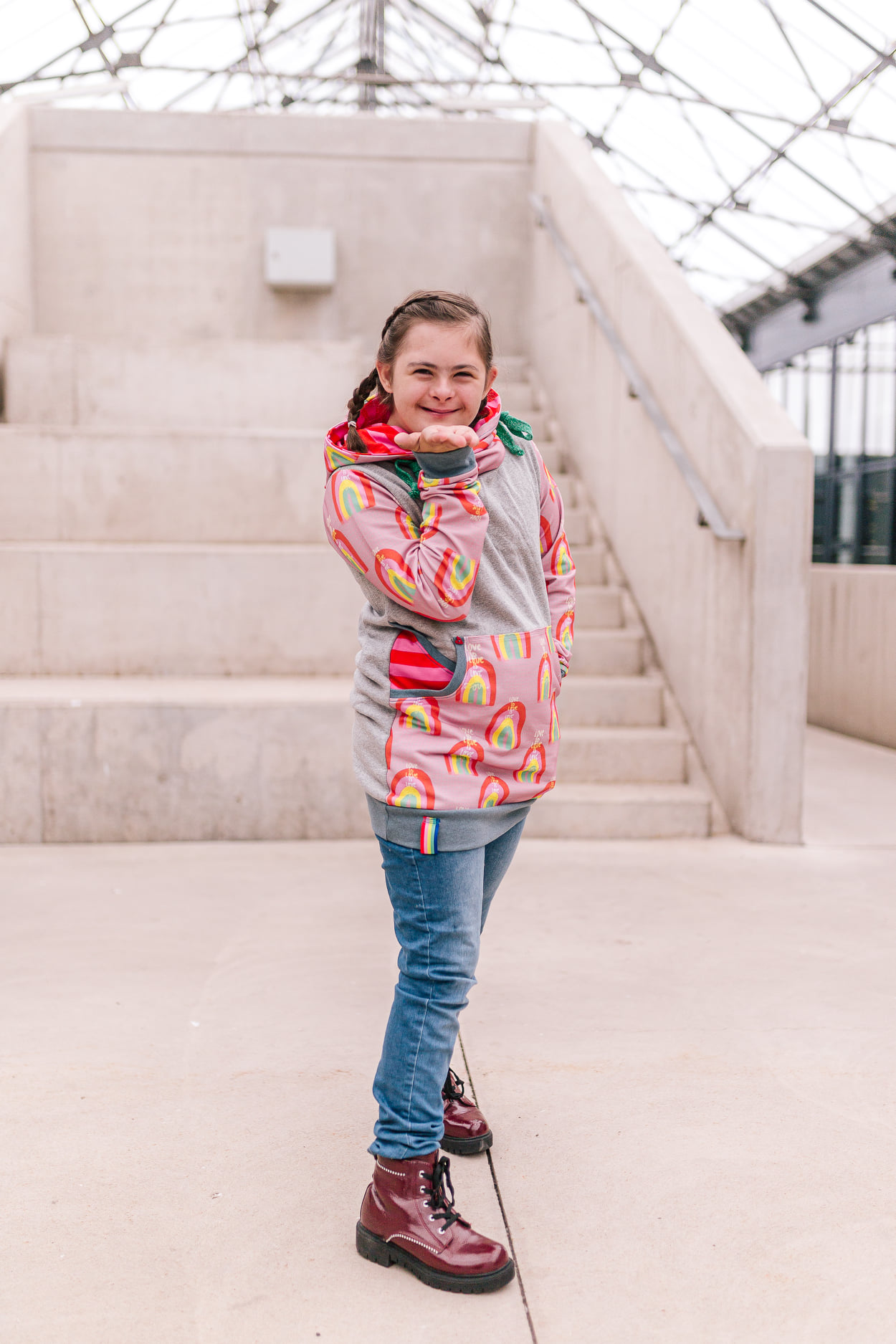 Organic fabric  -  Rainbowlove