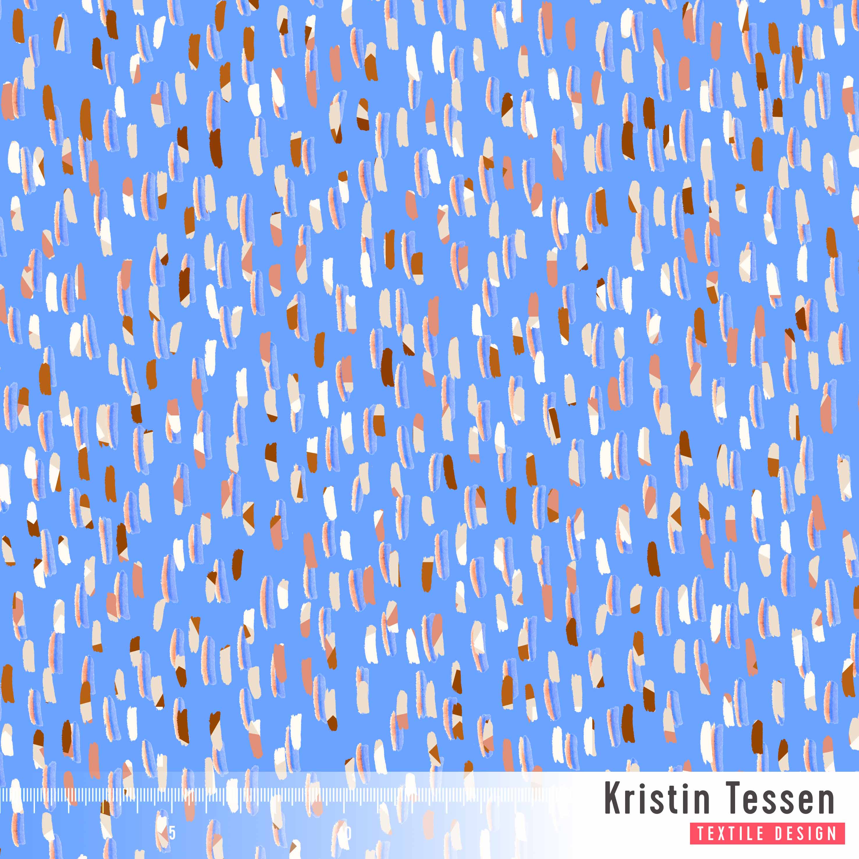 Bio Fabric - Abstractlines blue