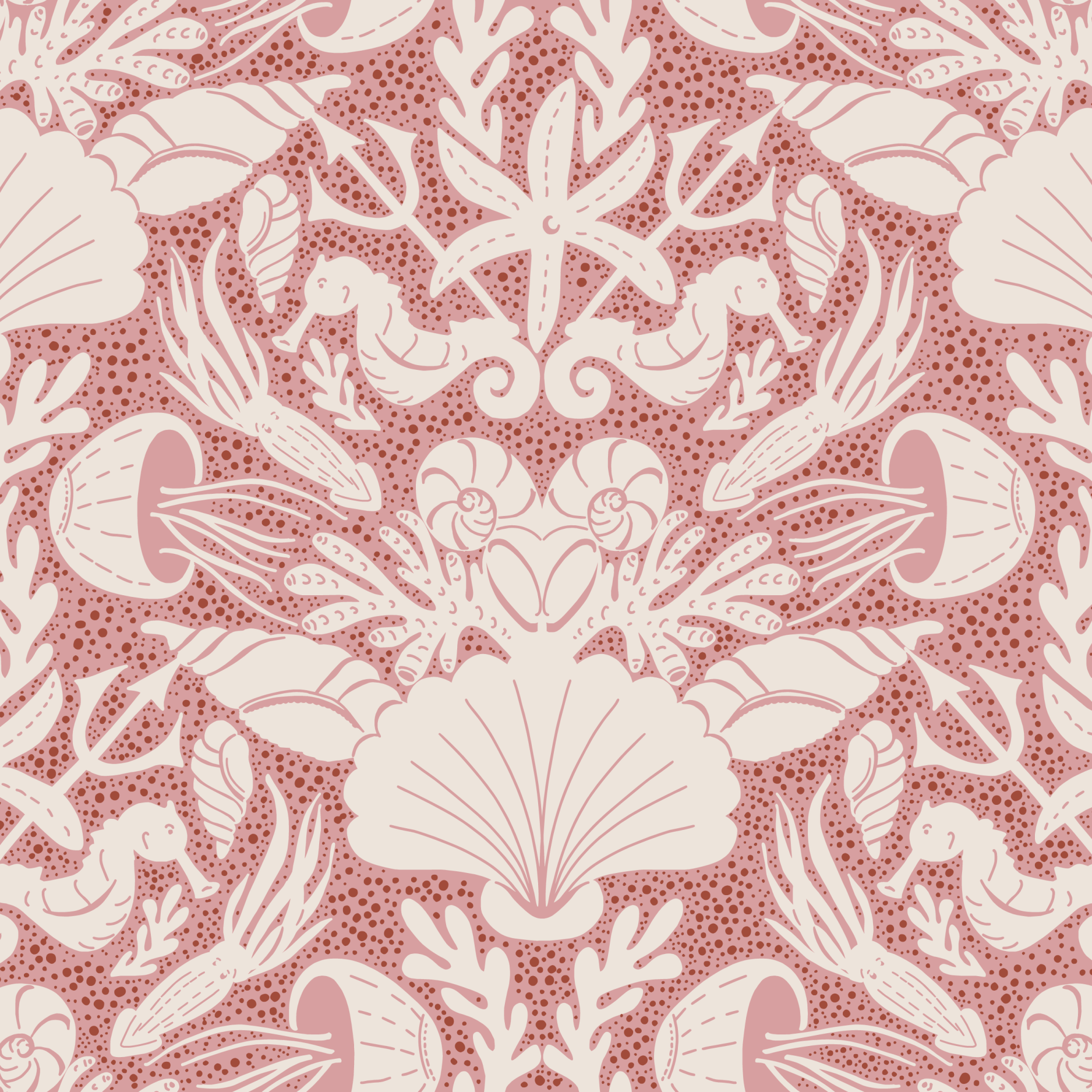 Bio Stoff  - Seaside hazy pink