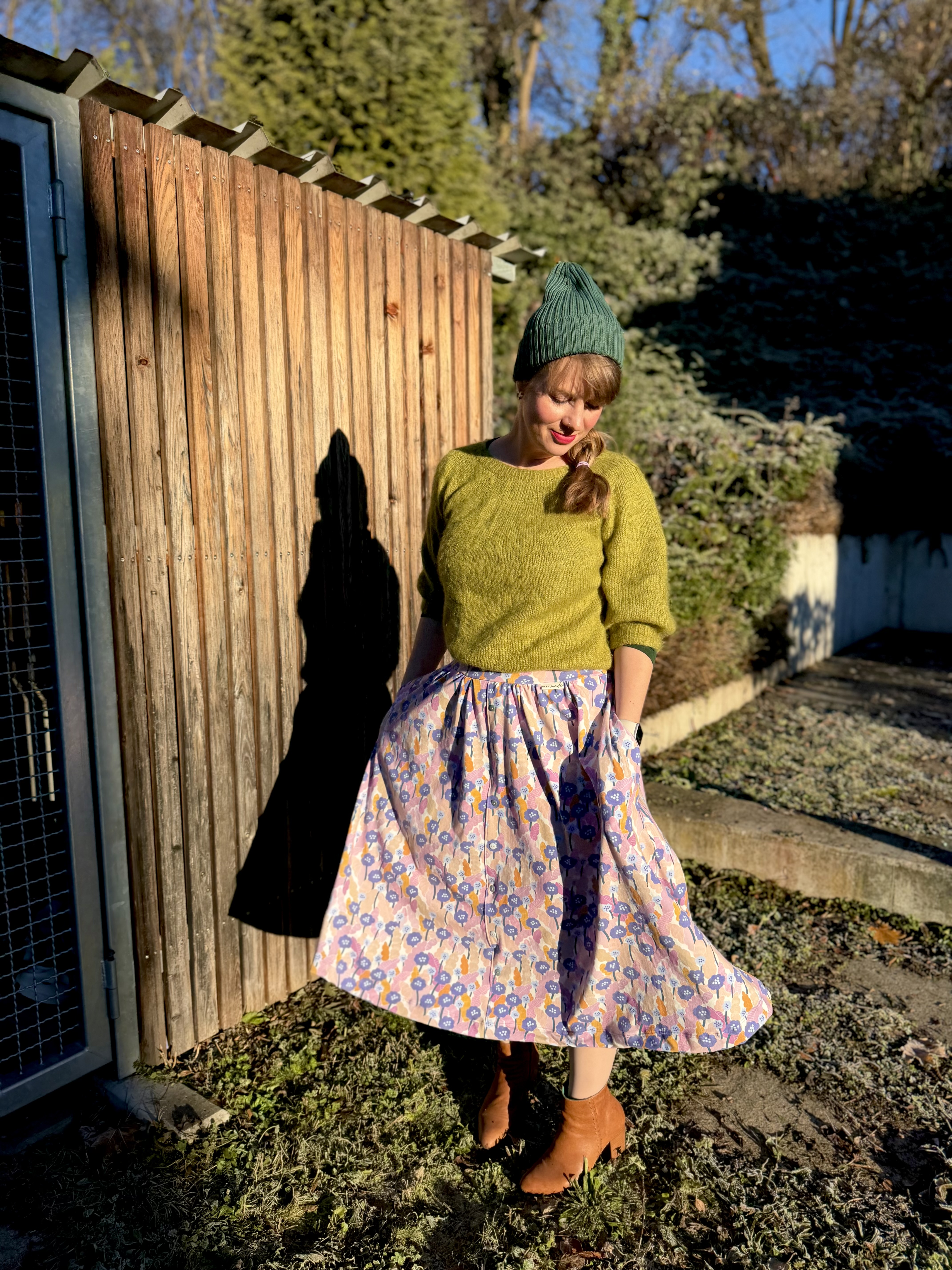 Bio Webware Stoff  -  Meadow Vibes  - Annick, bunt, Abstrakt, Floral & Blumen, 100% Bio-Baumwolle