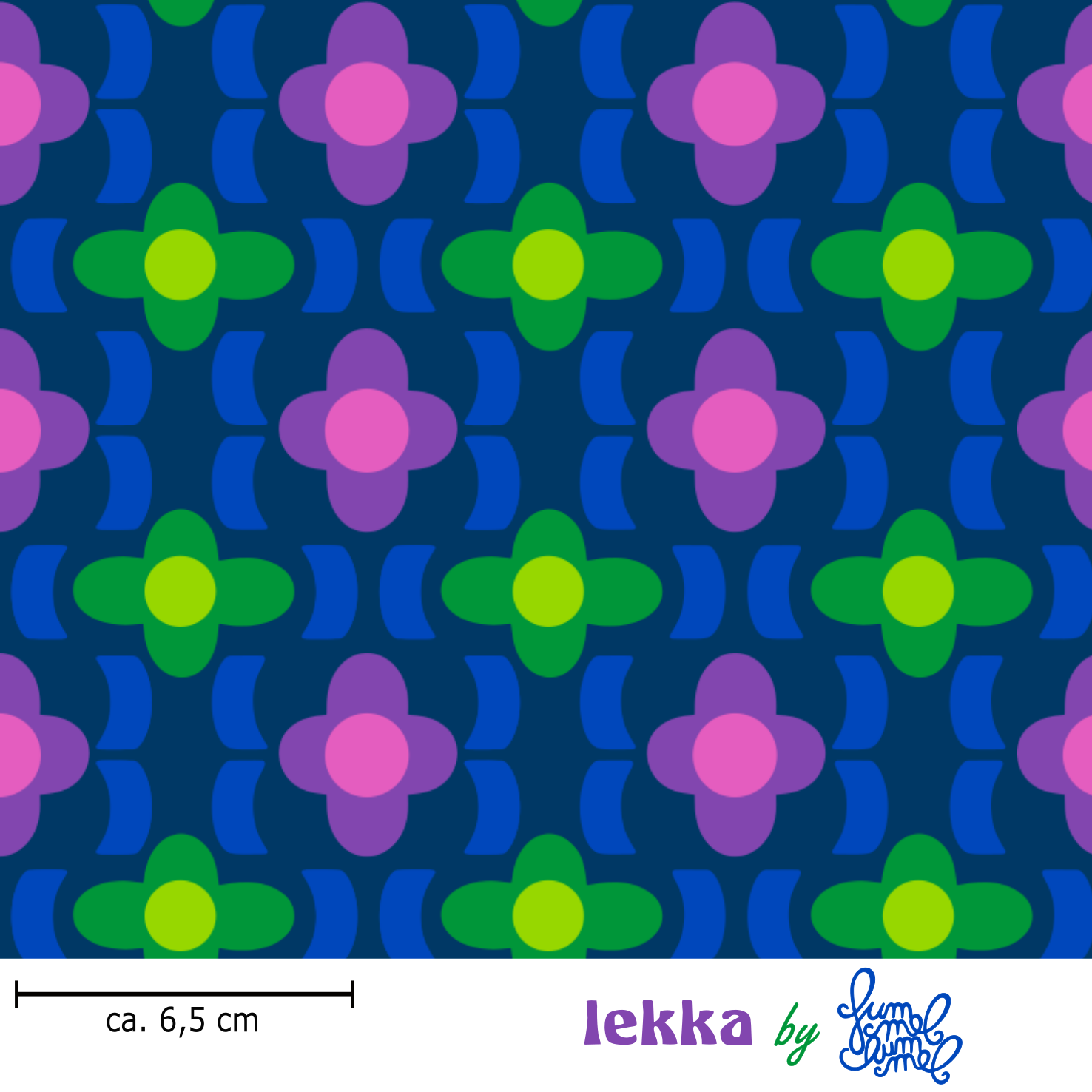 Bio Fabric - Lekka Blue by Fummelhummel in blue