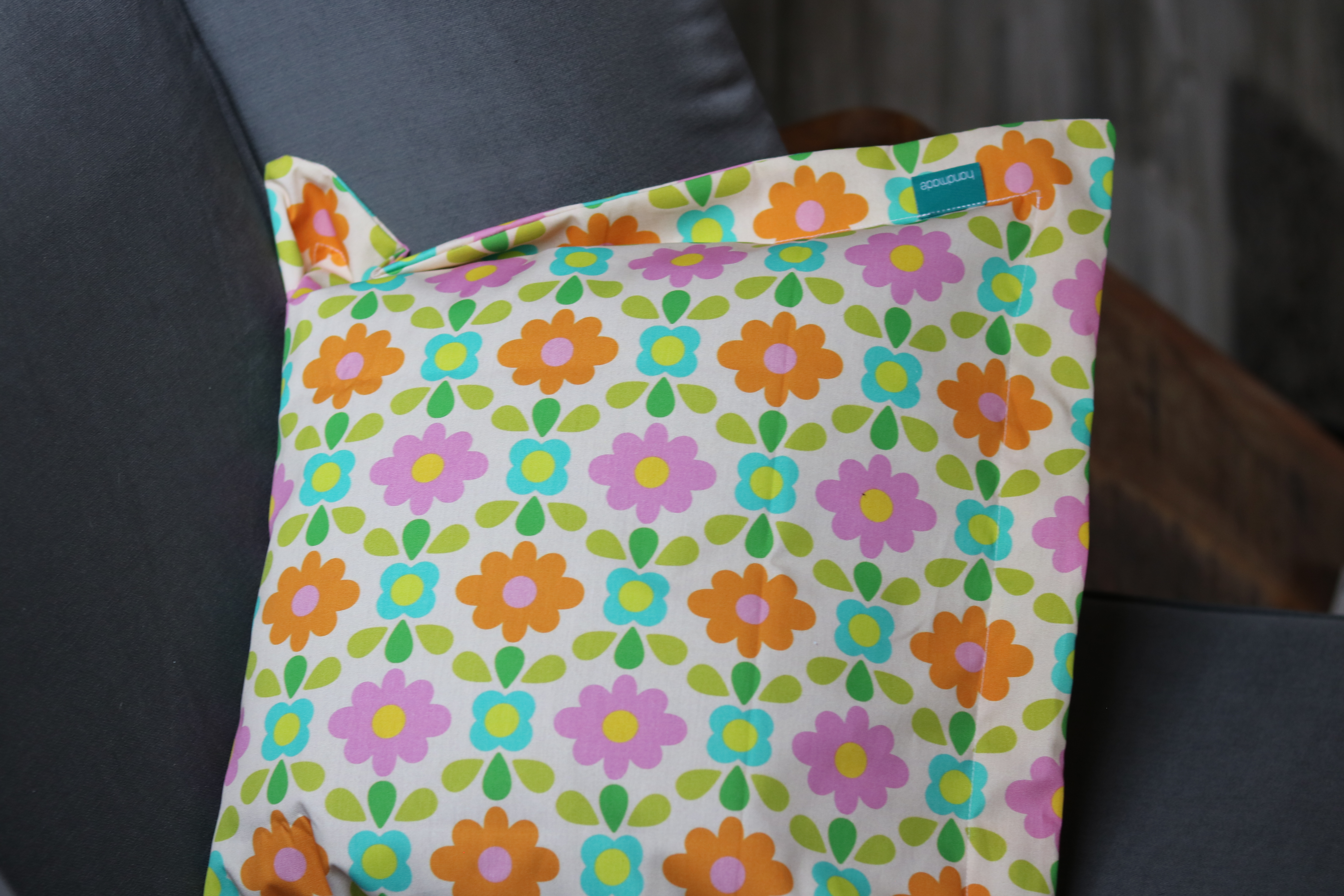 Organic Fabric - Floretta yellow