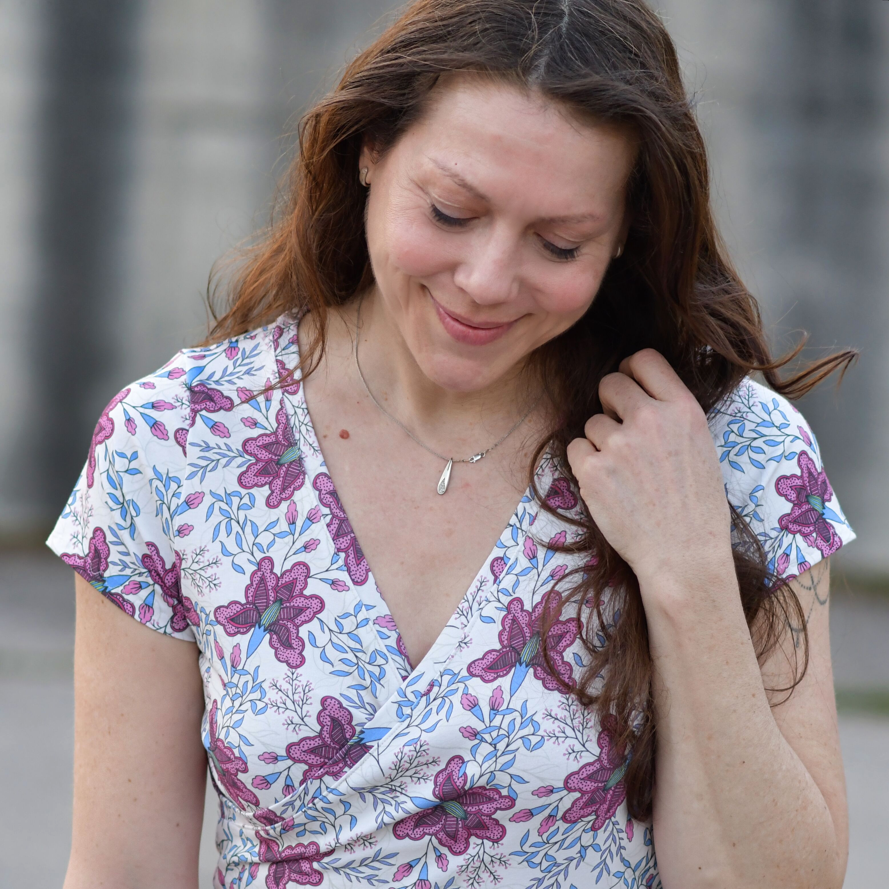 Bio-Stoff - Fantasieblumen