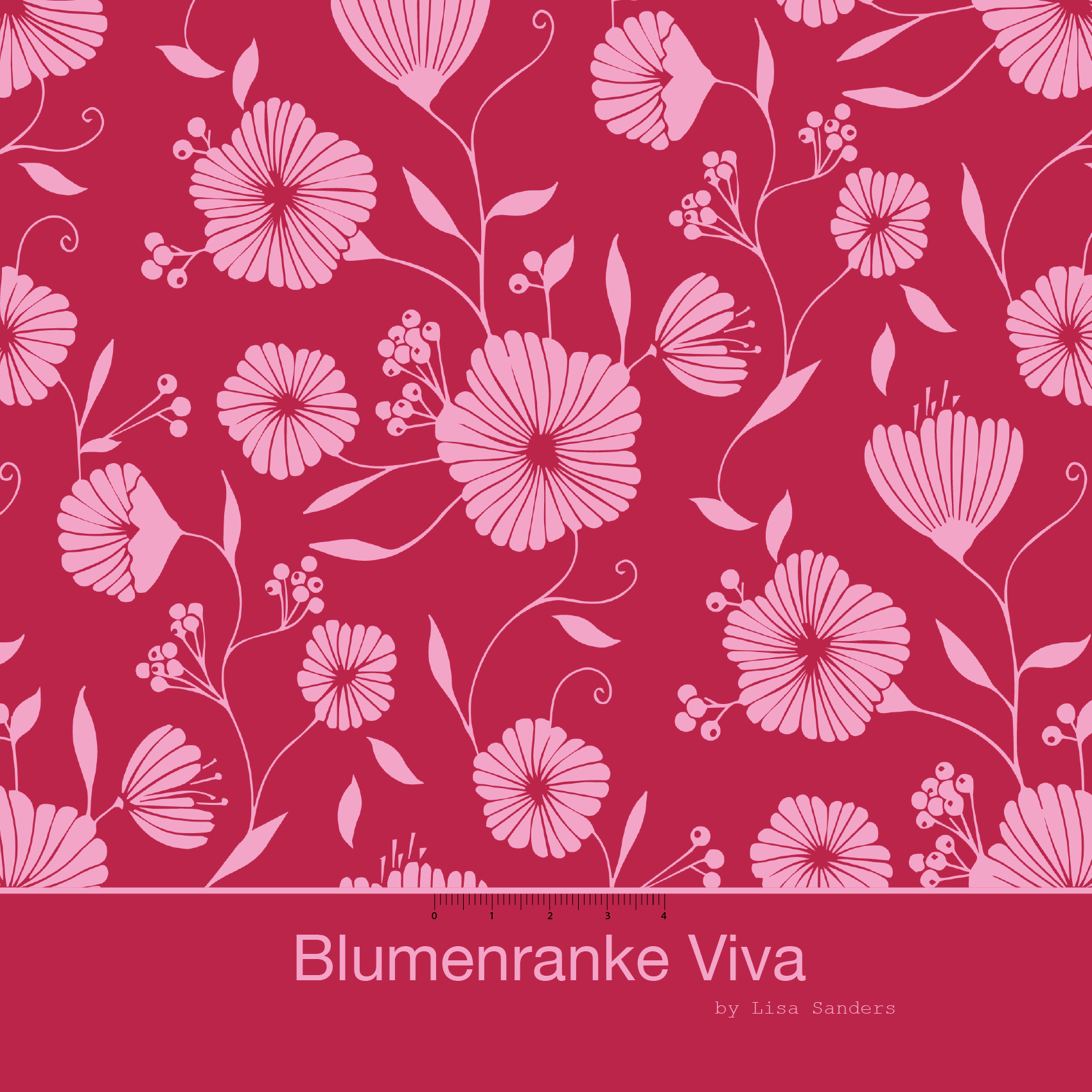 Blumenranke, magenta, Webware Blumenranke, magenta, Webware