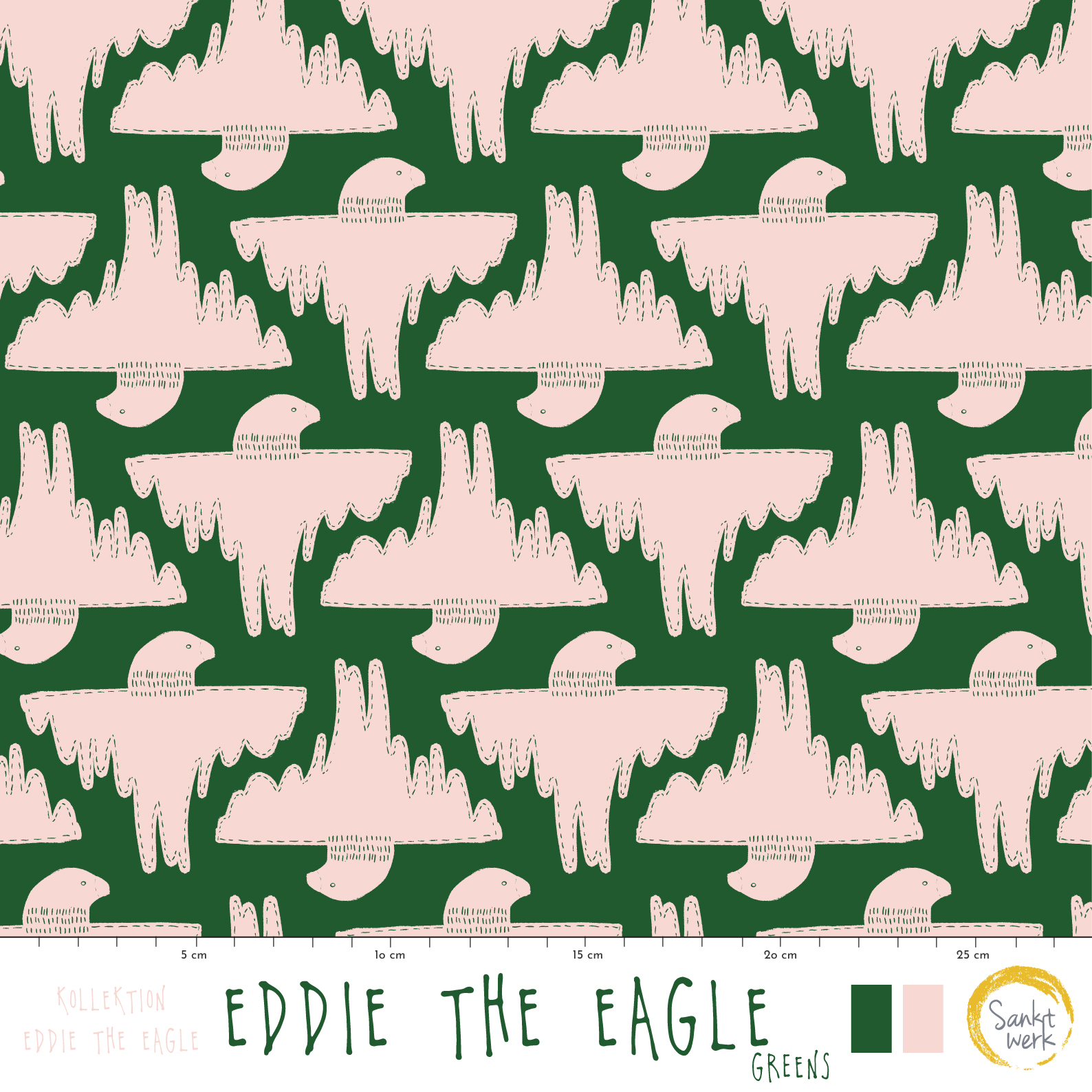 Bio Stoff - Eddie The Eagle Greens von Sanktwerk in grün