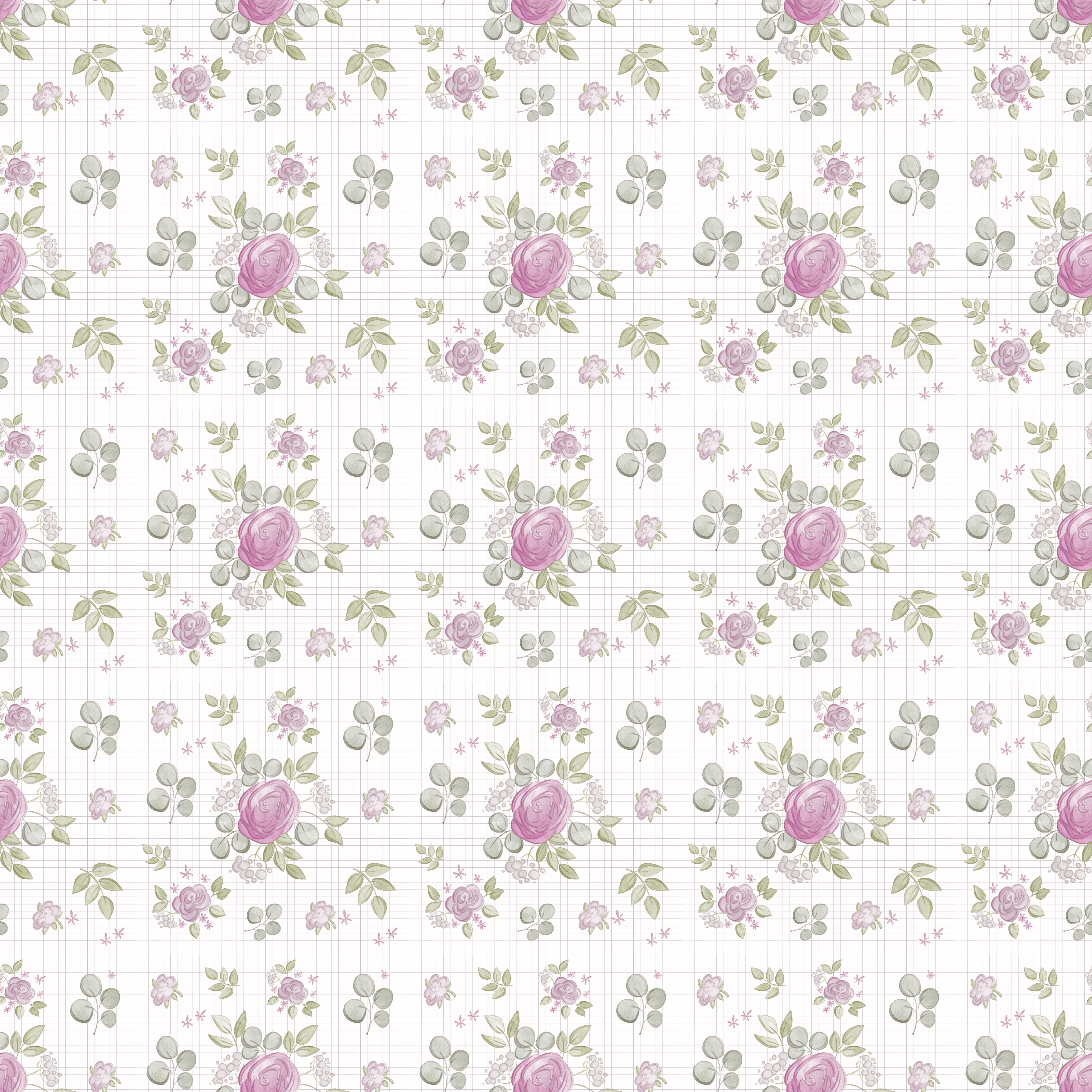Bio Webware Stoff - Rosalinde Karo Klein - BenitoUndMausIllustrations, Floral & Blumen, Kariert, weiß, 100% Bio-Baumwolle Bio Webware Stoff - Rosalinde Karo Klein - BenitoUndMausIllustrations, Floral & Blumen, Kariert, weiß, 100% Bio-Baumwolle